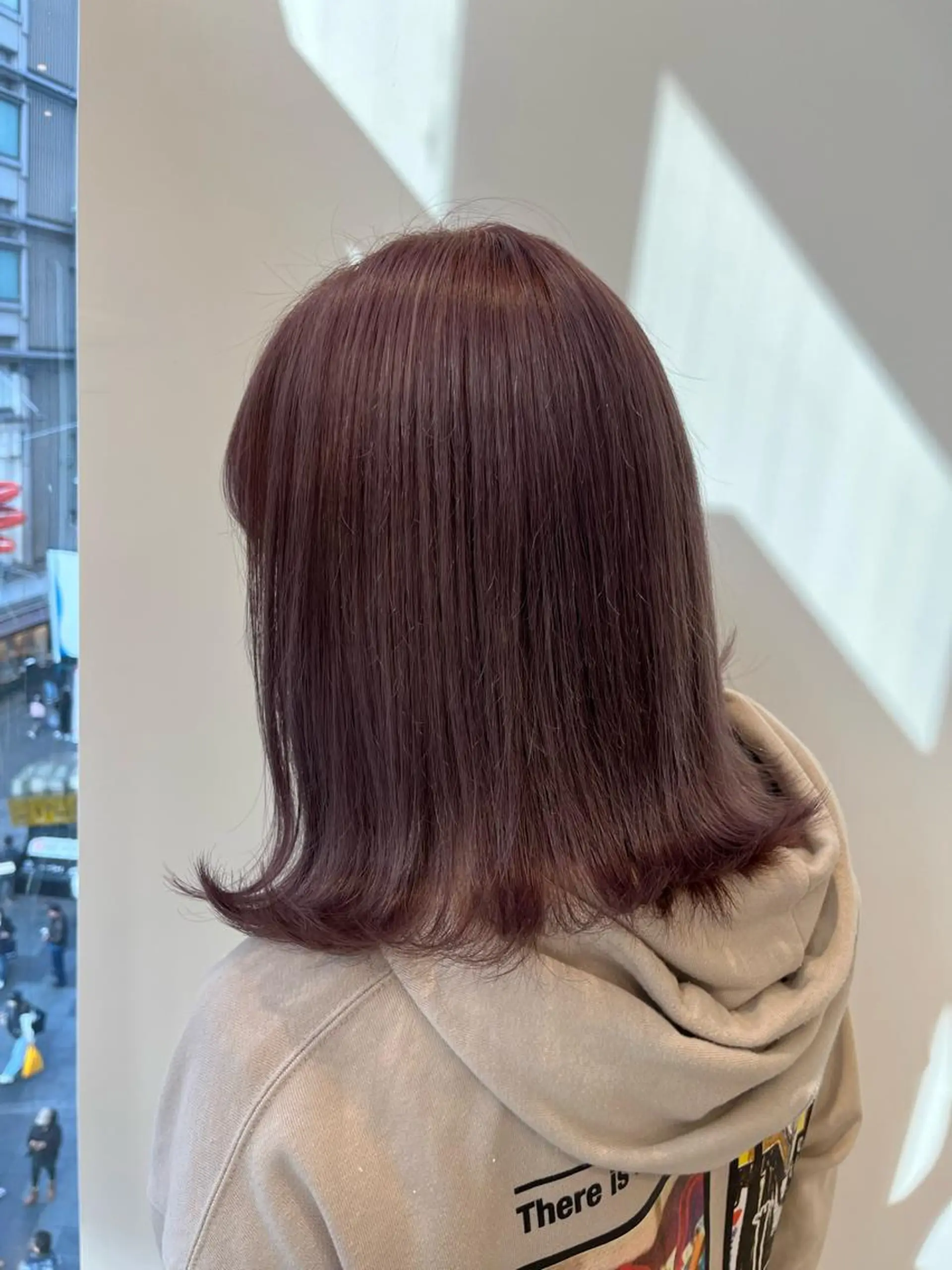 ミディアム カラー グレージュ ラベンダーカラー ラベンダーグレージュ ラベンダーグレー ヘアカラー レイヤー⭐️カラー ⭐️平川雅史のヘアスタイル