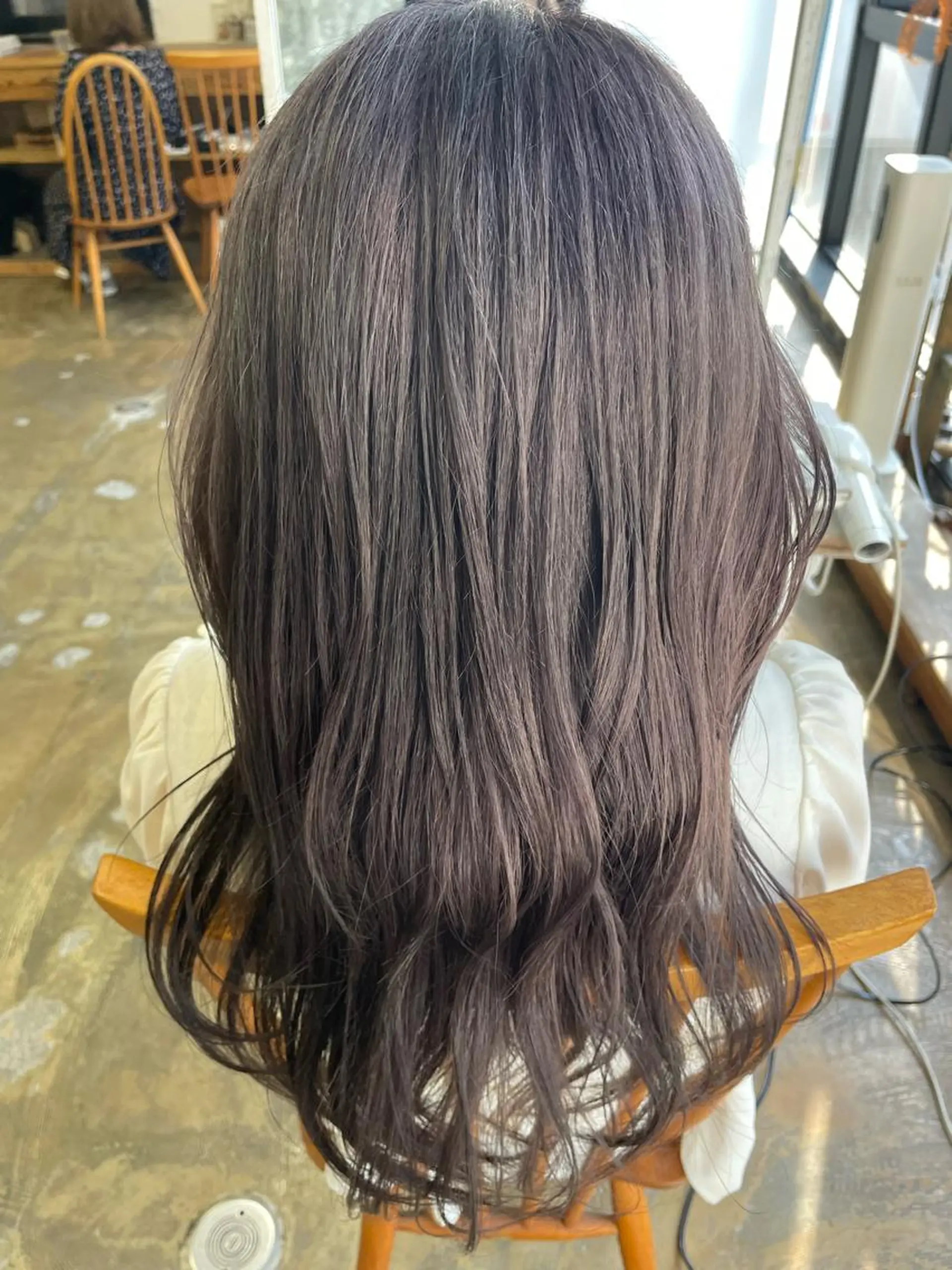 ロング カラー レイヤーカット/ 縮毛矯正/ミサキ💐のヘアスタイル