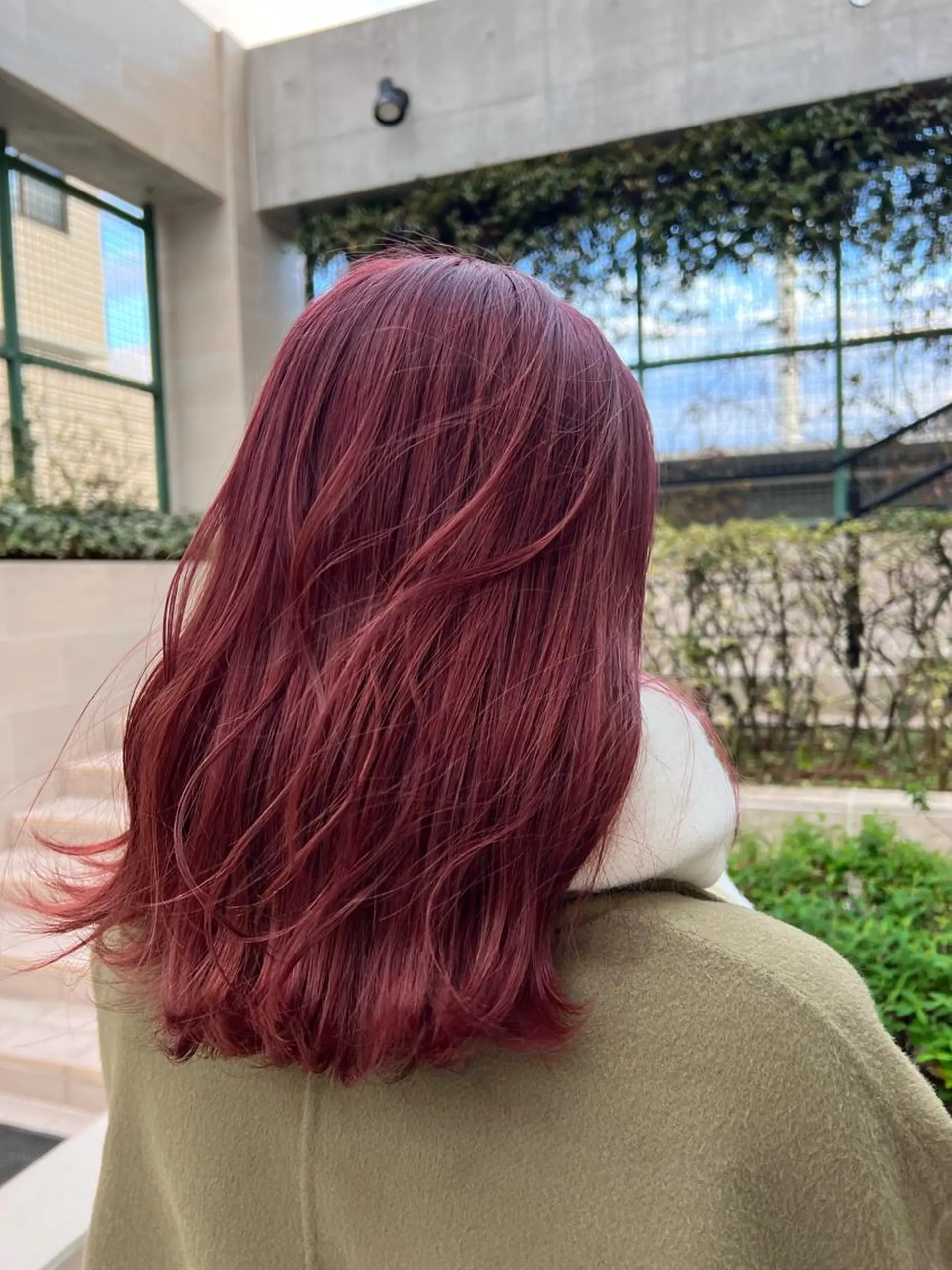 セミロング カラー 🌺まなみ/ うる艶カラー🌺のヘアスタイル