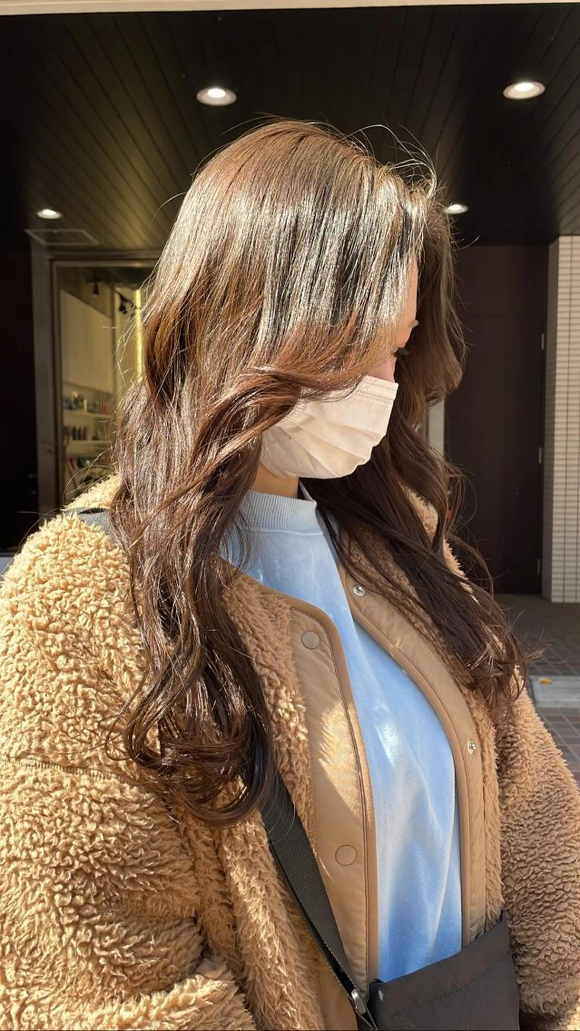 ロング カラー ブリーチ 透明感カラー イルミナカラー ブリーチなしカラー iLi🫧kim ryongna🦋のヘアスタイル