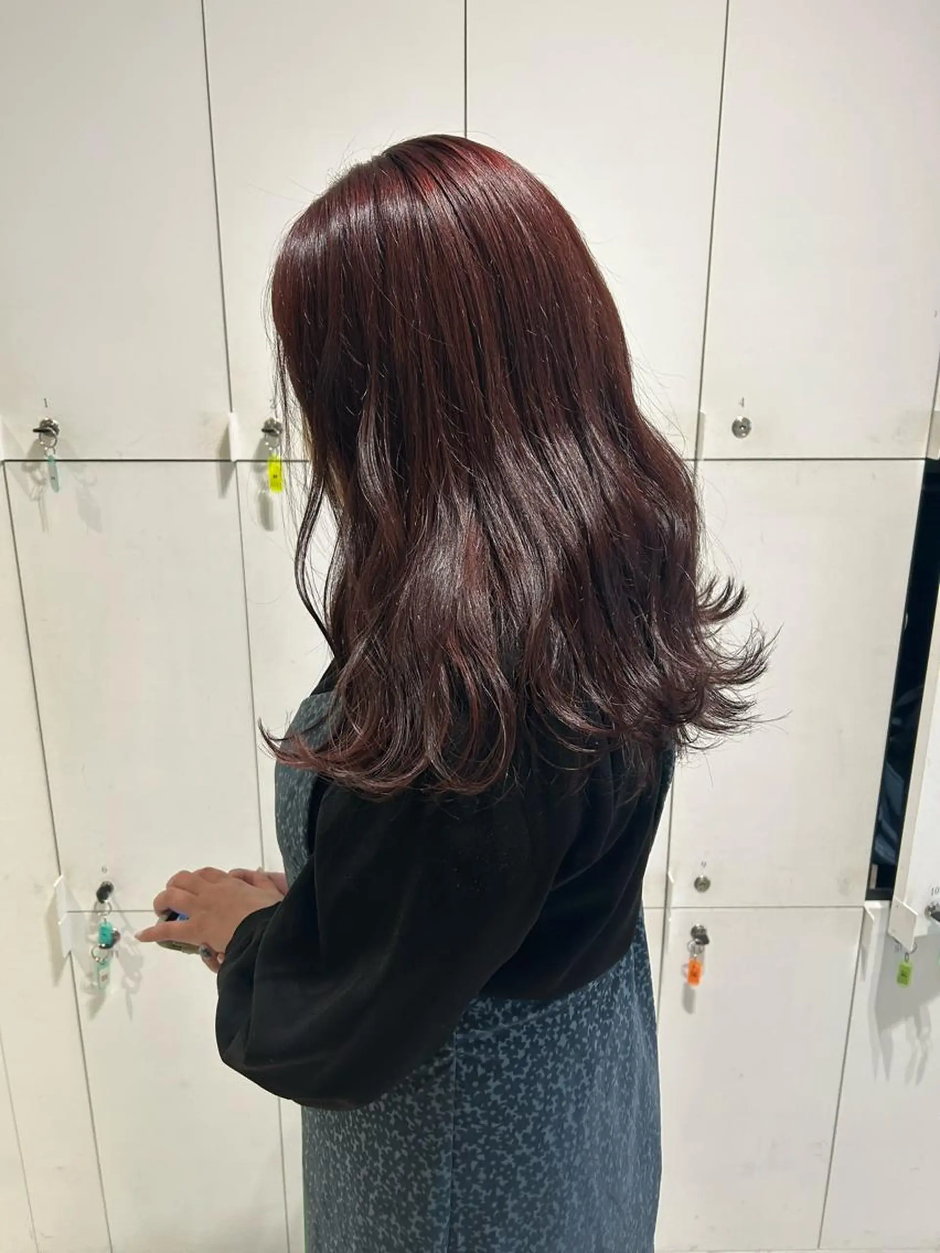 セミロング カラー ブラウンカラー ピンクカラー ピンクブラウン 透明感カラー🫧 nanohaのヘアスタイル