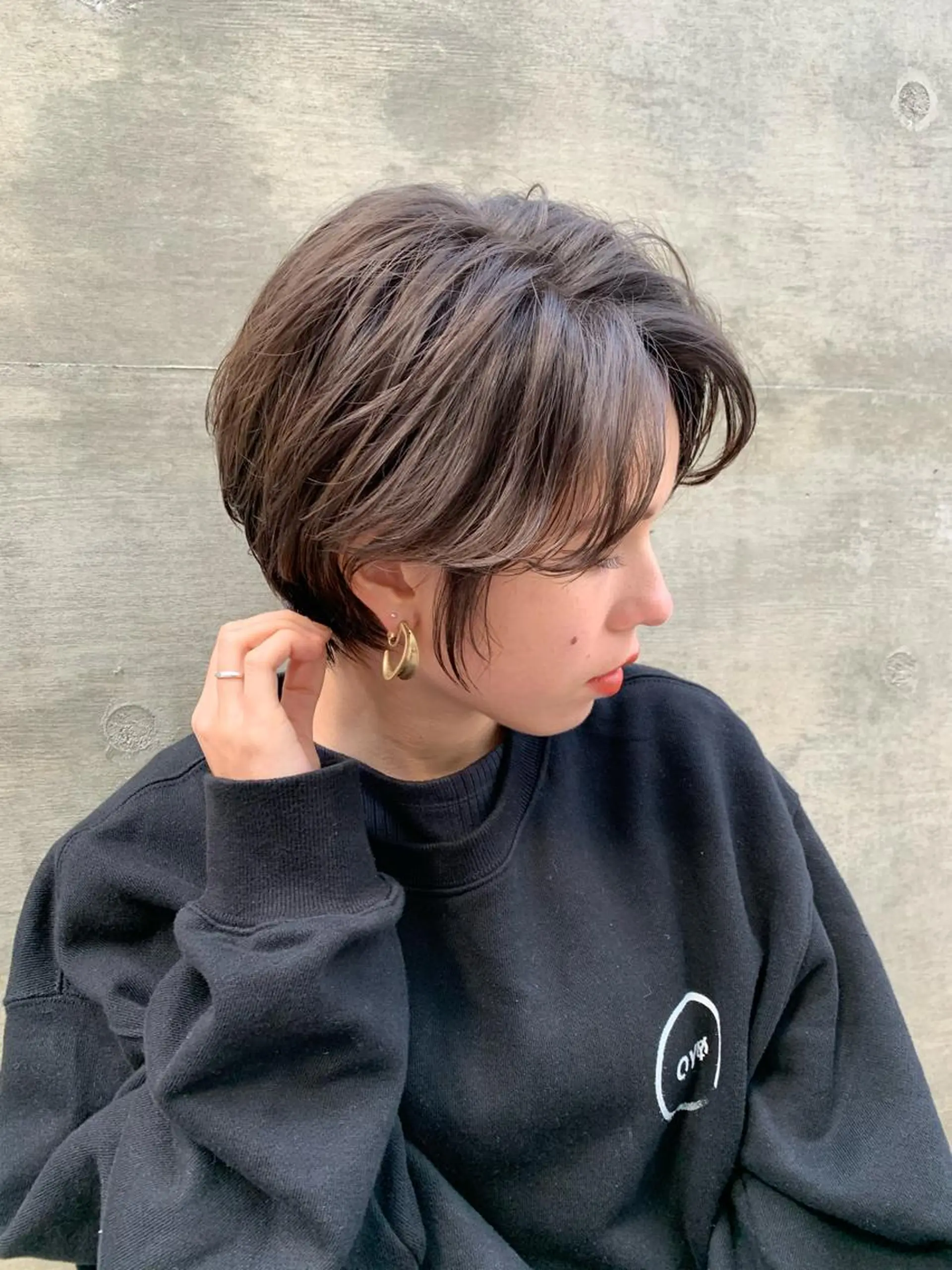 ショート 縮毛/ショート/ ボブ/レイヤー/小原のヘアスタイル