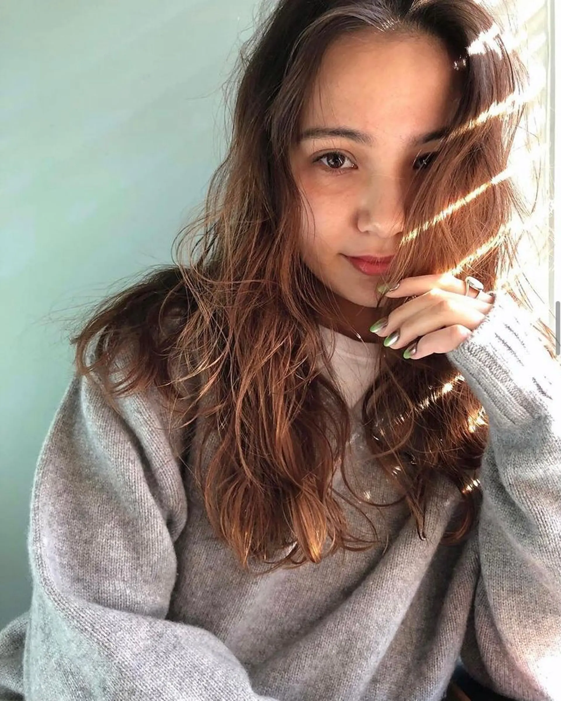 ロング パーマ HATSUMEI ゆうまのヘアスタイル