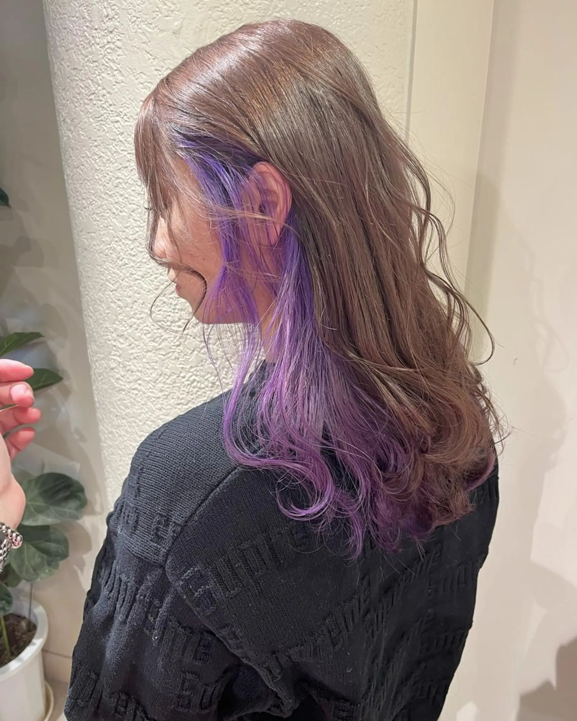 ロング カラー シールエクステ 韓国風カラー エクステ 韓国風ヘア 🛁fein. 🎀明治神宮前🪞のマツエク・マツパデザイン