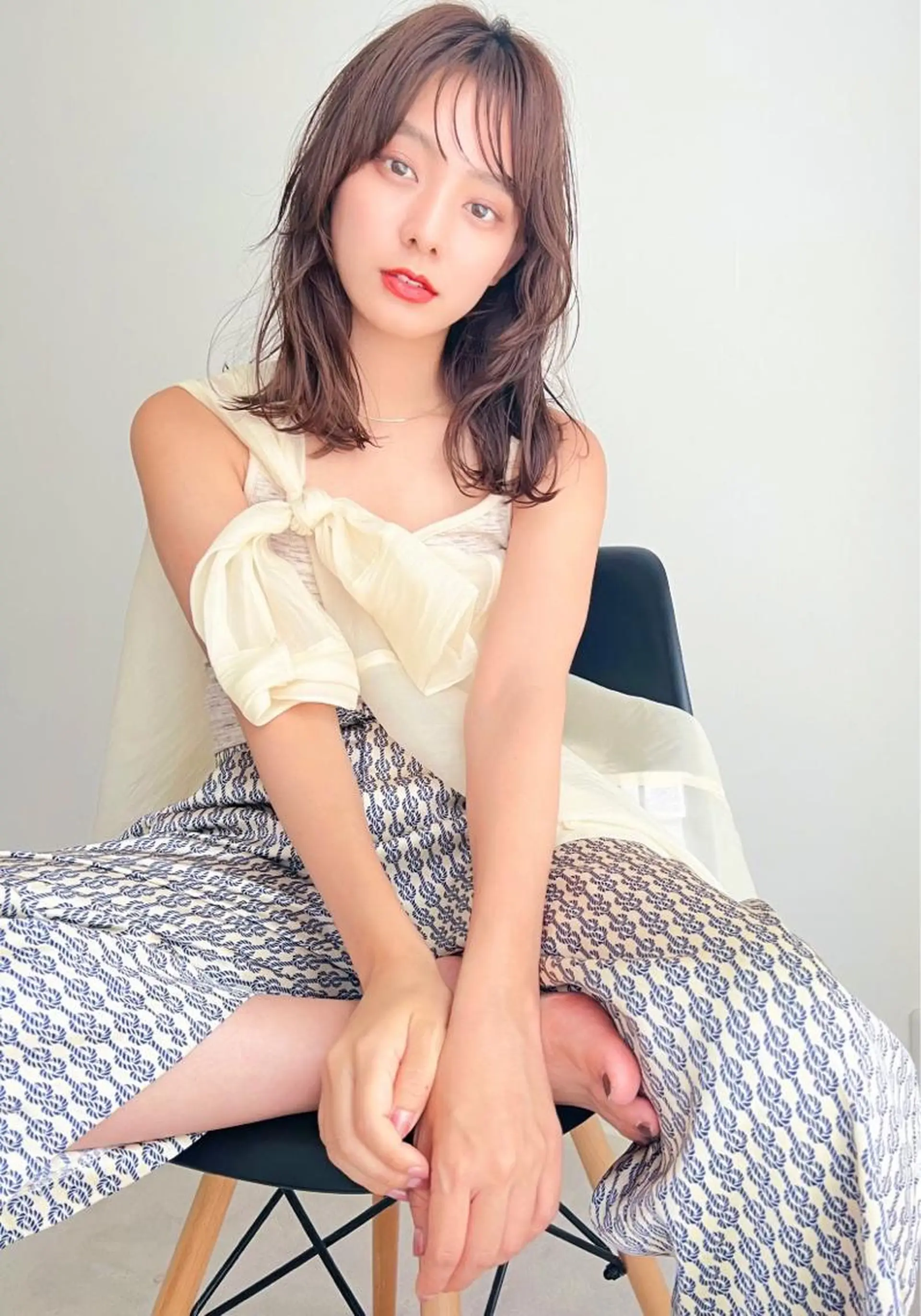 ミディアム カラー 外国人風カラー MUSASHI ブリーチカラー◎のヘアスタイル