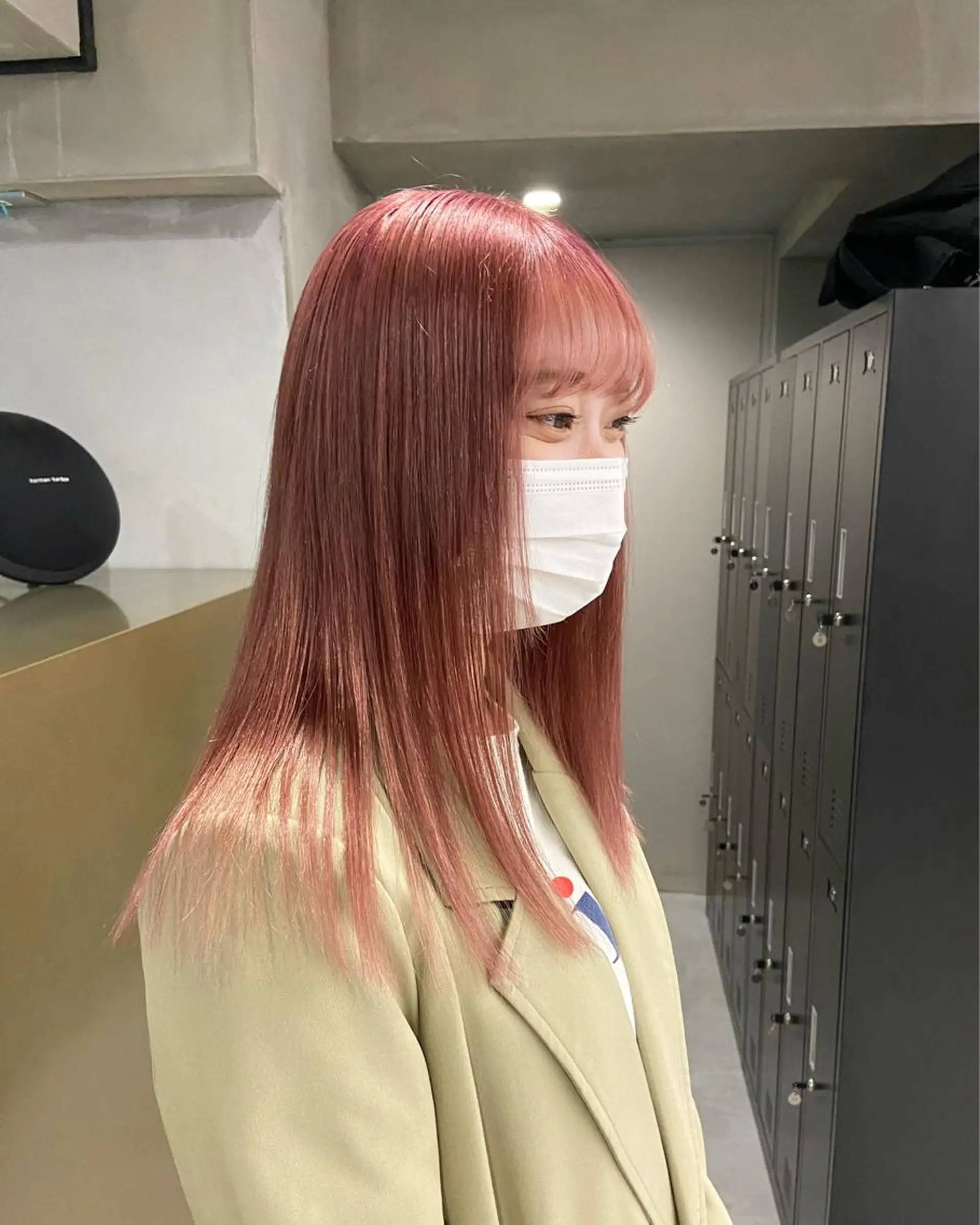 ロング カラー ブリーチ ピンクカラー ヘアカラー yuna/ボブカット /ハイトーンカラーのヘアスタイル