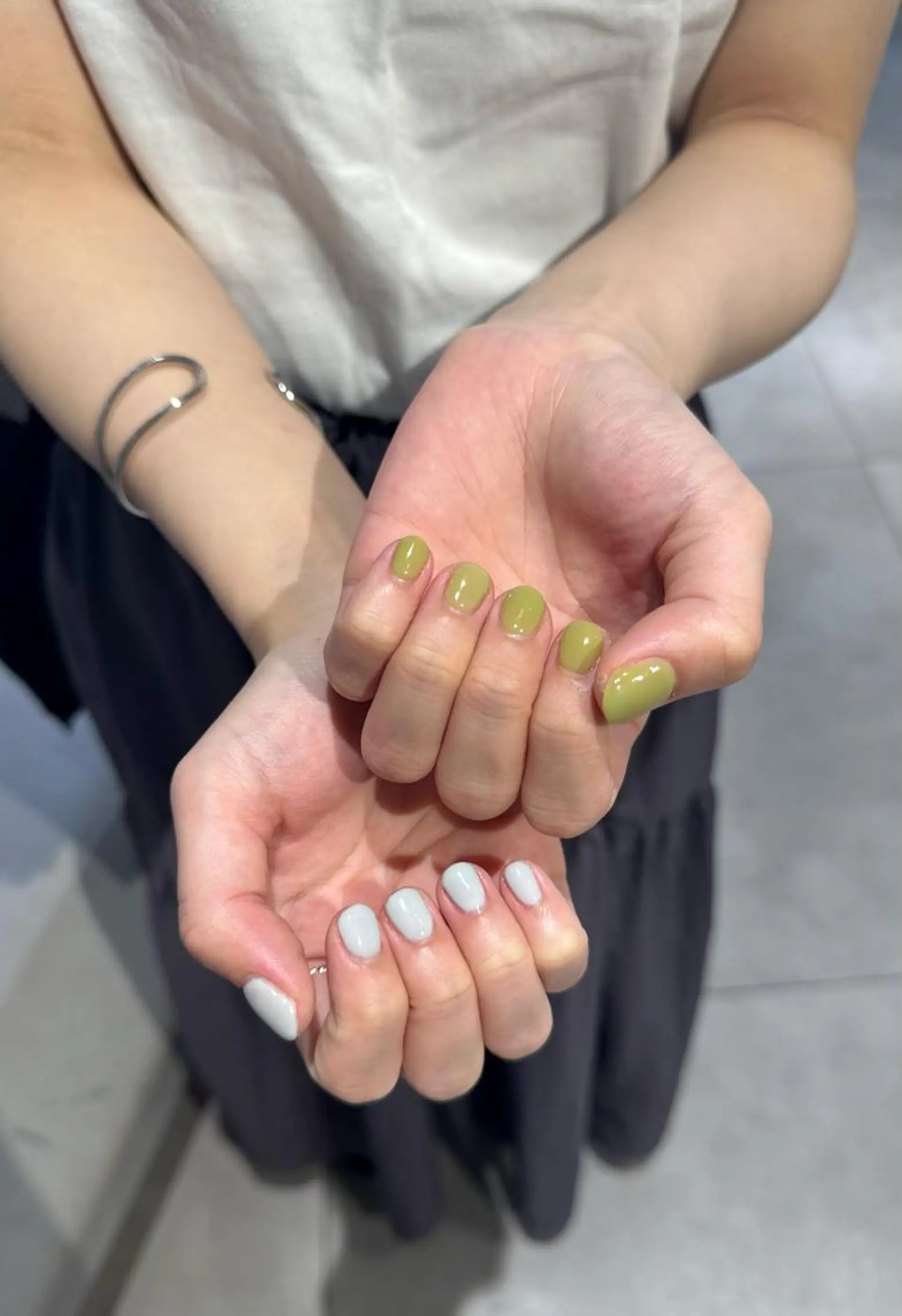 ネイル ハンドネイル 🎀韓国レイヤー特化 🎀ベージュ/ミクのヘアスタイル