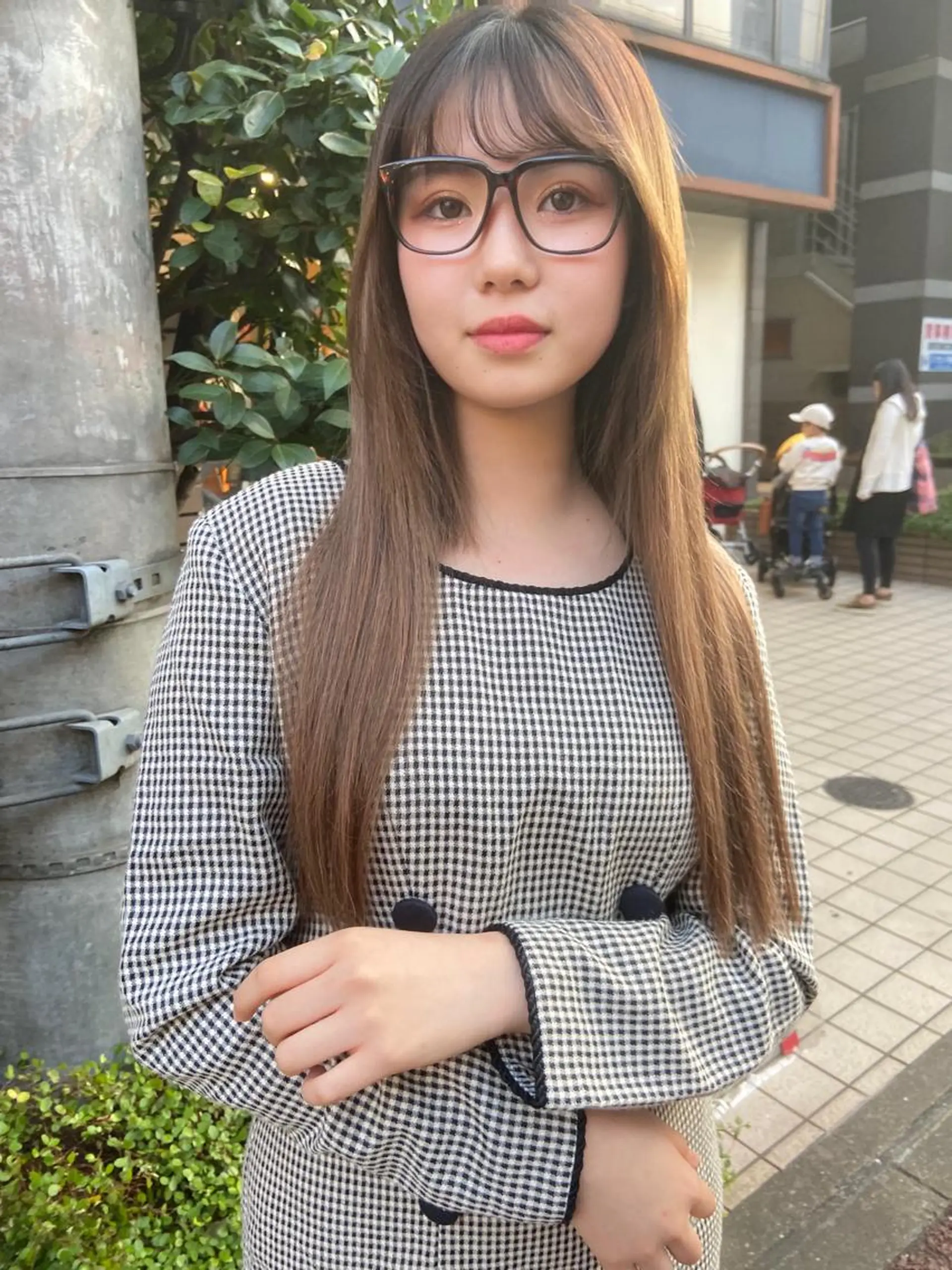 ミディアム シールエクステ ボブ エクステ 伸ばしかけ 松尾太樹 【pia】福岡美容室のヘアスタイル