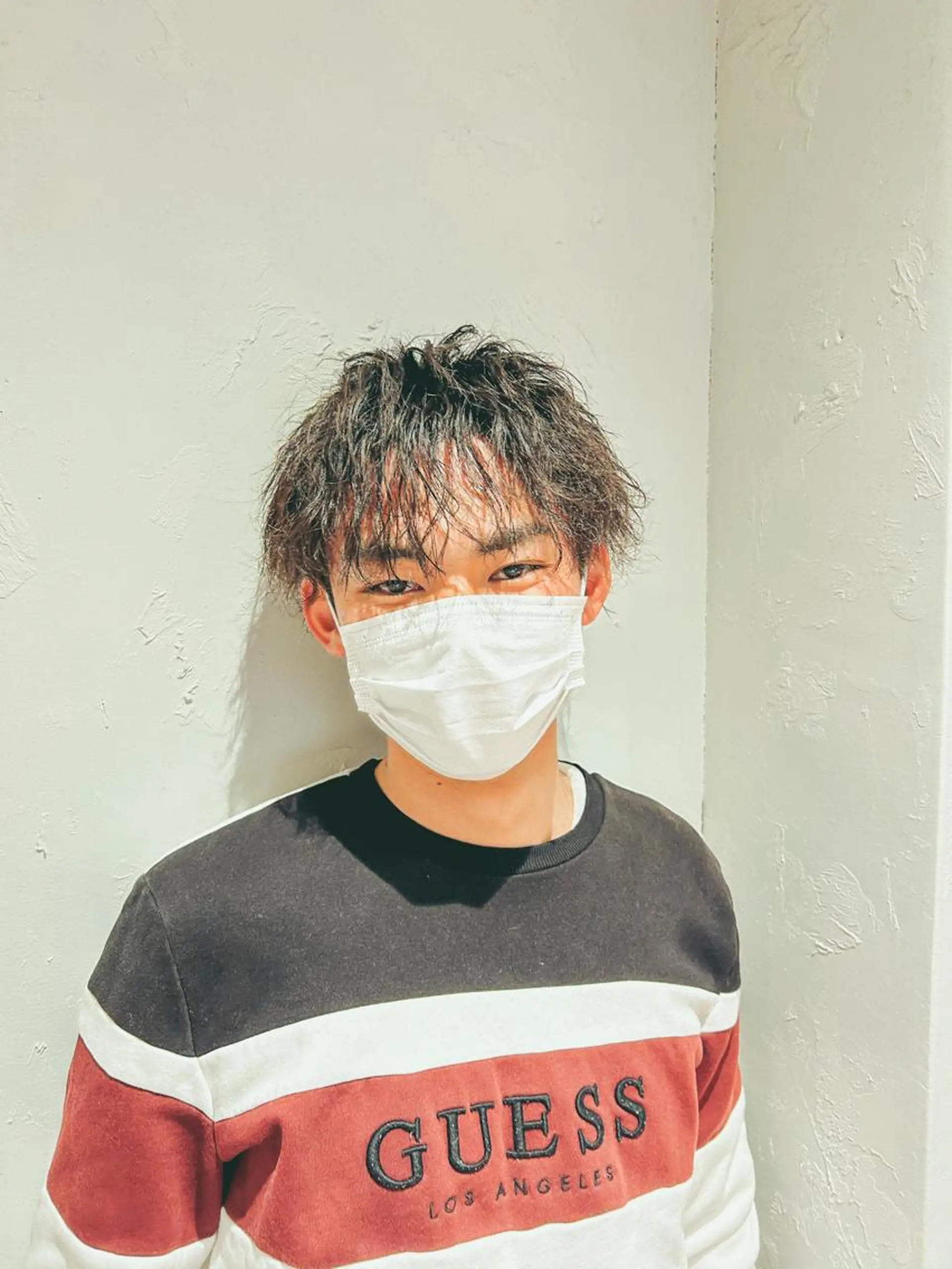 ショート パーマ メンズ メンズパーマ ツイストスパイラルパーマ スパイラルパーマ Lilly所属・成田 智彩のヘアスタイル