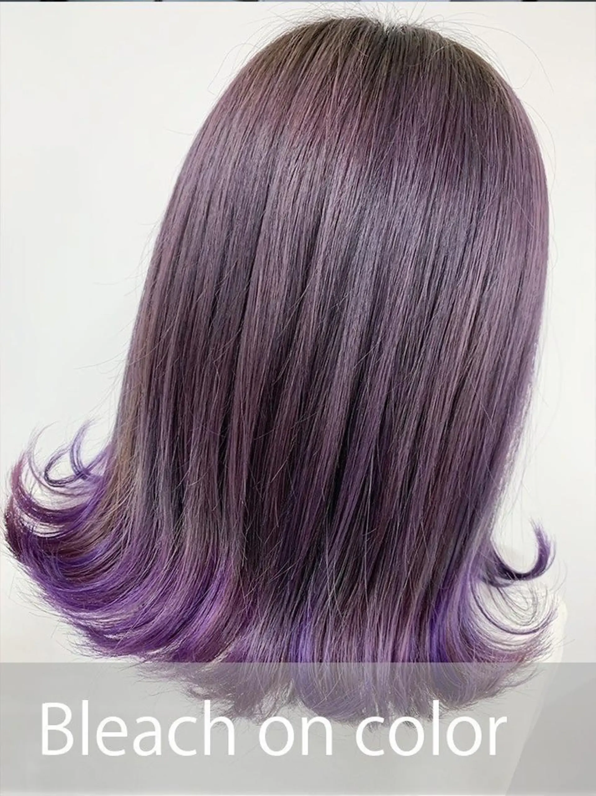 セミロング カラー PEQSS HAIRのヘアスタイル