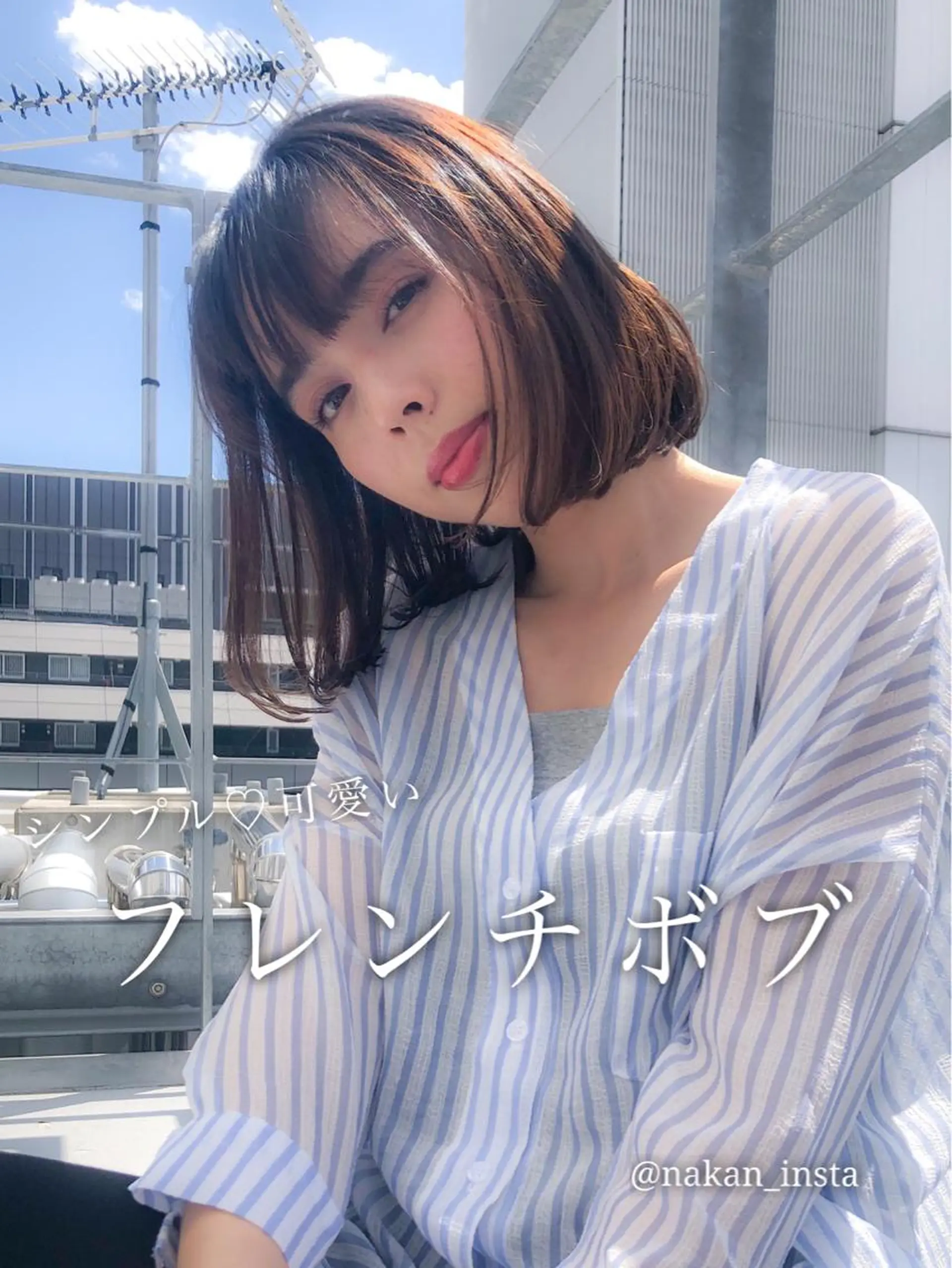 ショート カラー 顔周りレイヤー/ボブ 銀座✨中野まさひろのヘアスタイル