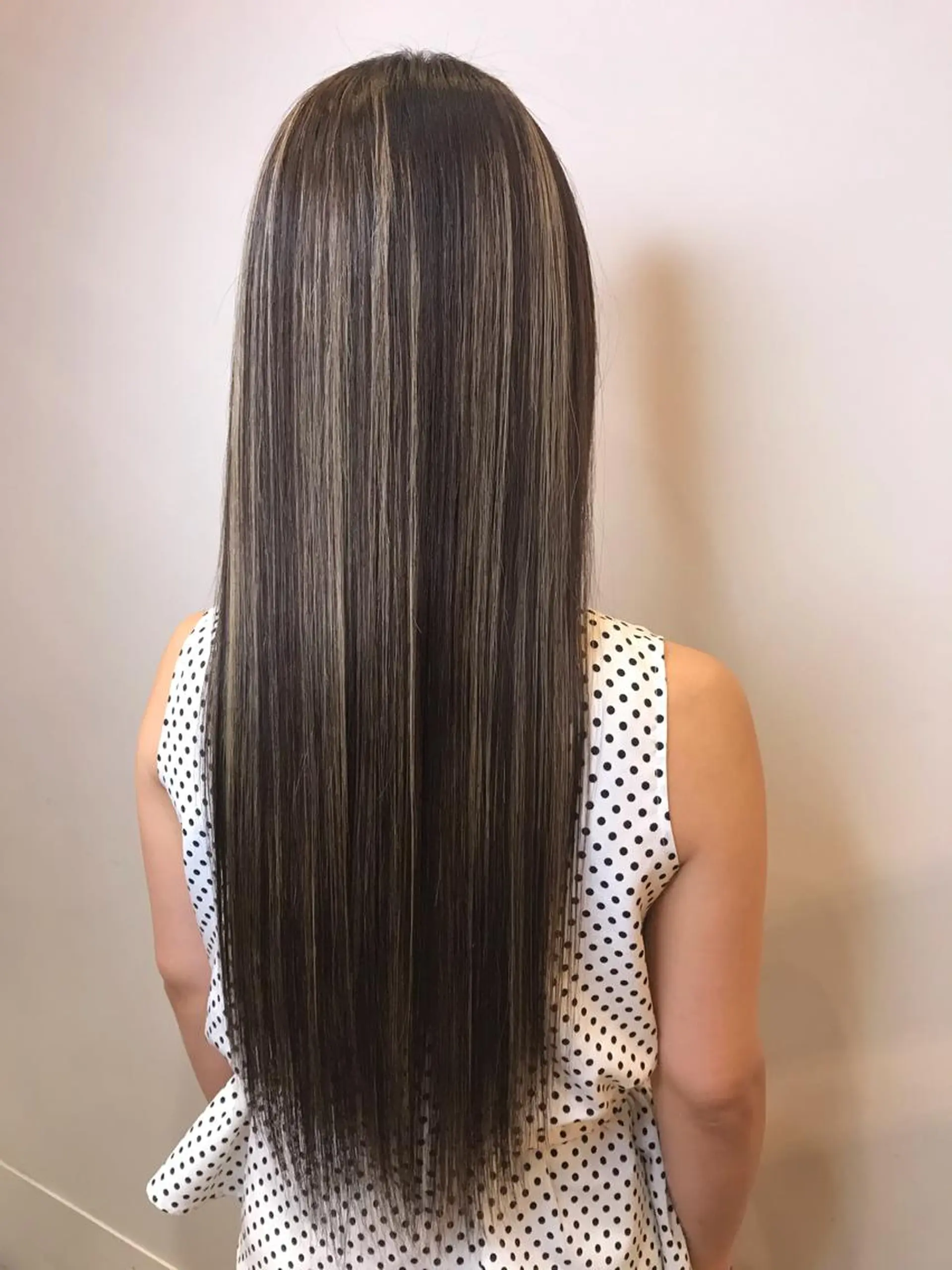 ロング カラー シールエクステ⭐️ オオミタクヤのヘアスタイル