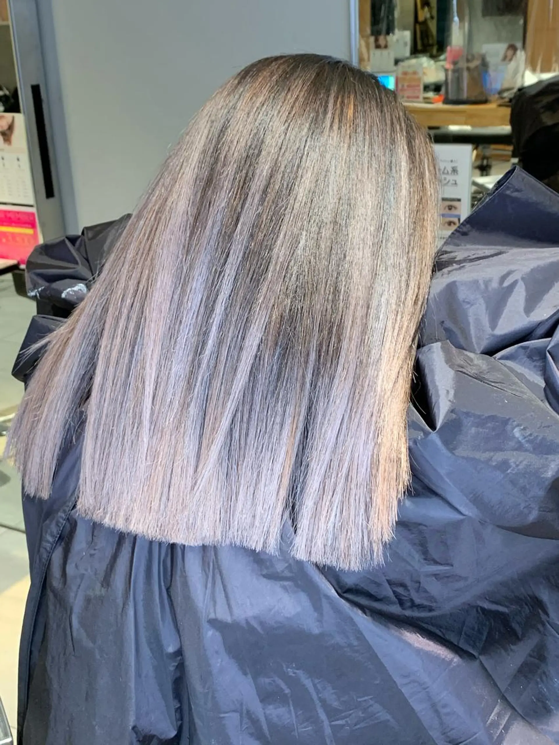 セミロング カラー パーマ ヘアアレンジ メンズ キッズ マツエク・マツパ 酸性ストレート 髪質改善大槻勇樹のヘアスタイル