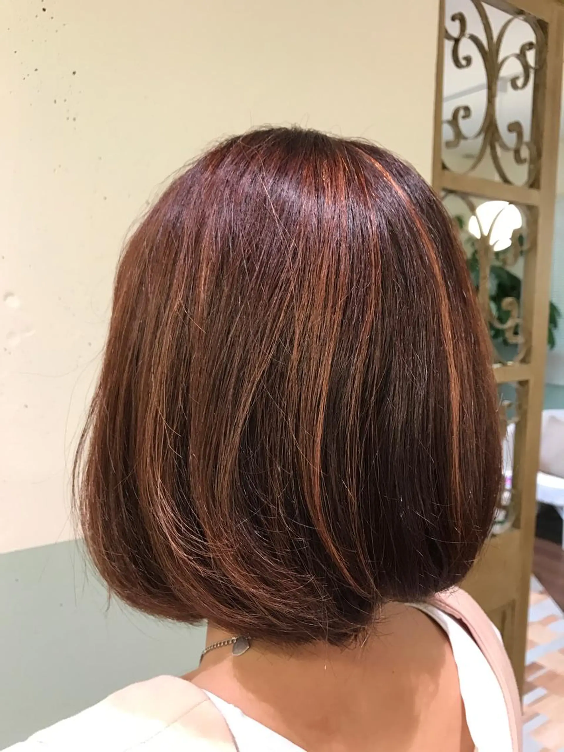 ミディアム ハイライト C-Link カラー専門店所属・C-Link シーリンクのヘアスタイル