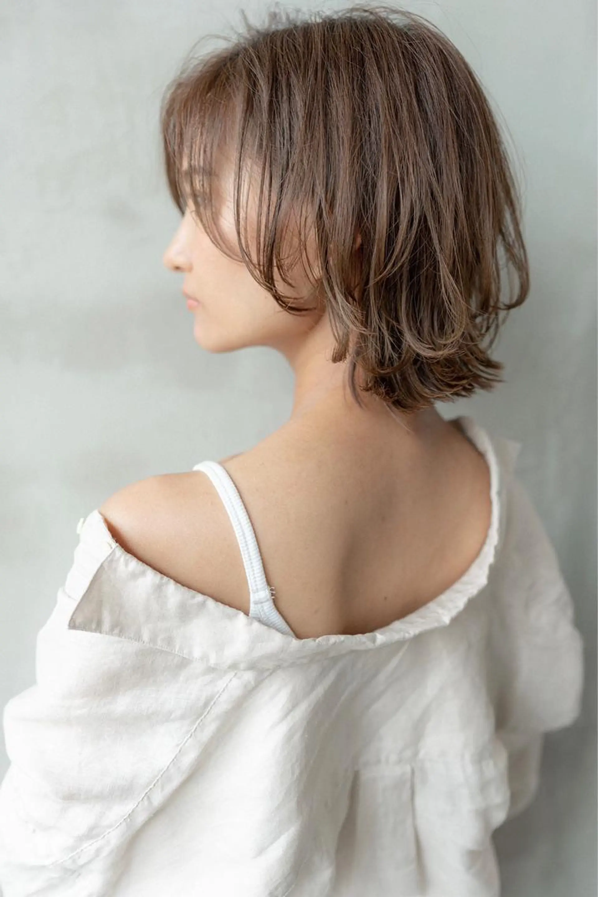 ミディアム カット ヘアカラー トリートメント HAVANA MIZUKIのヘアスタイル