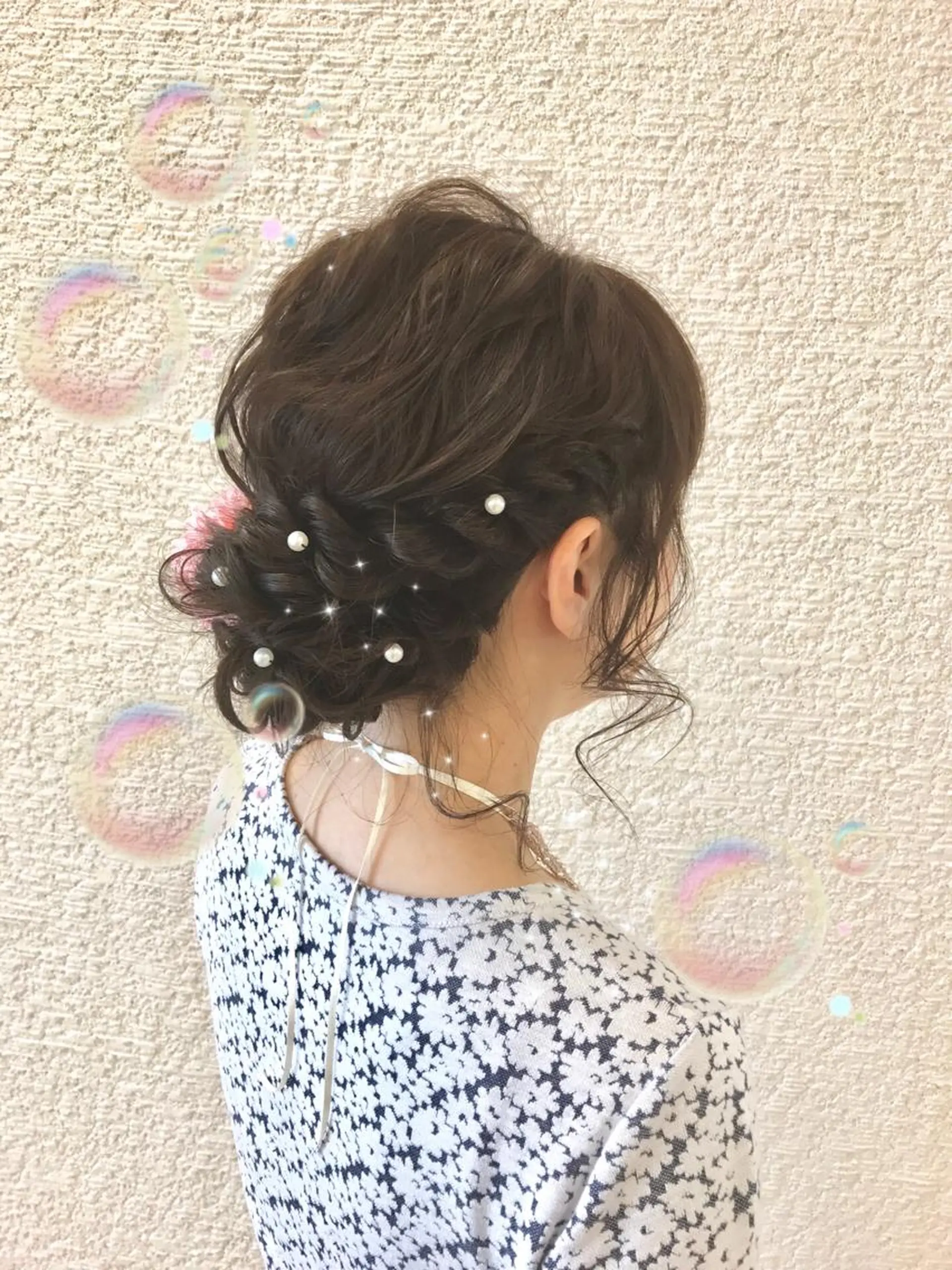 ミディアム ヘアアレンジ ボブ 高橋恵🌈生え癖改善 ウルフ/レイヤーのヘアスタイル