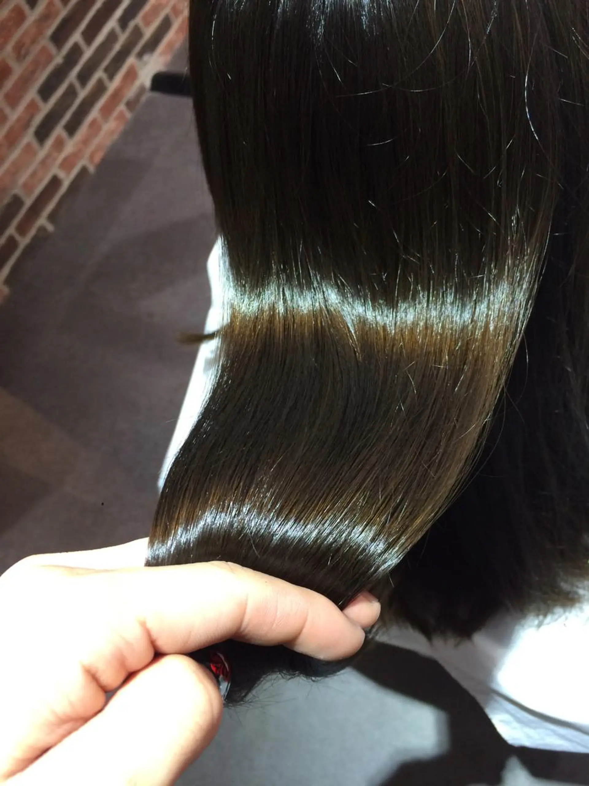 ミディアム セミロング ロング カラー CHAINON 近鉄奈良店のヘアスタイル