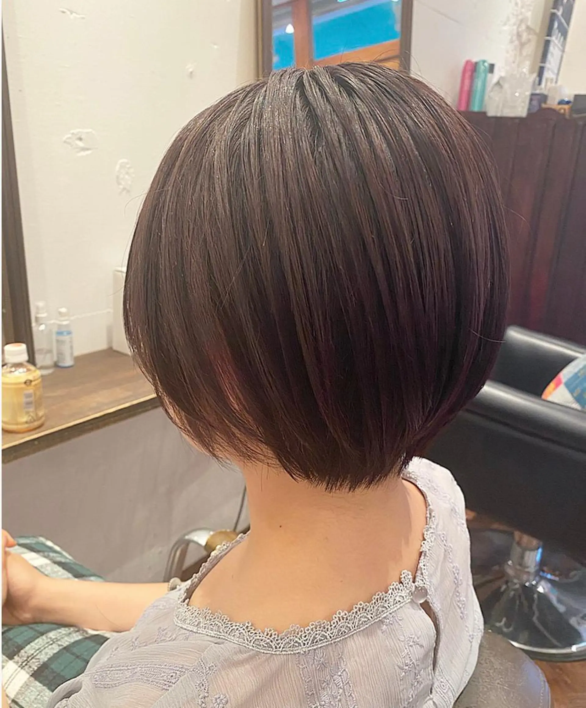 ショート カラー ブラウンカラー ピンクカラー ピンクブラウン 🌈🌸あおき みちる🌟💗のヘアスタイル