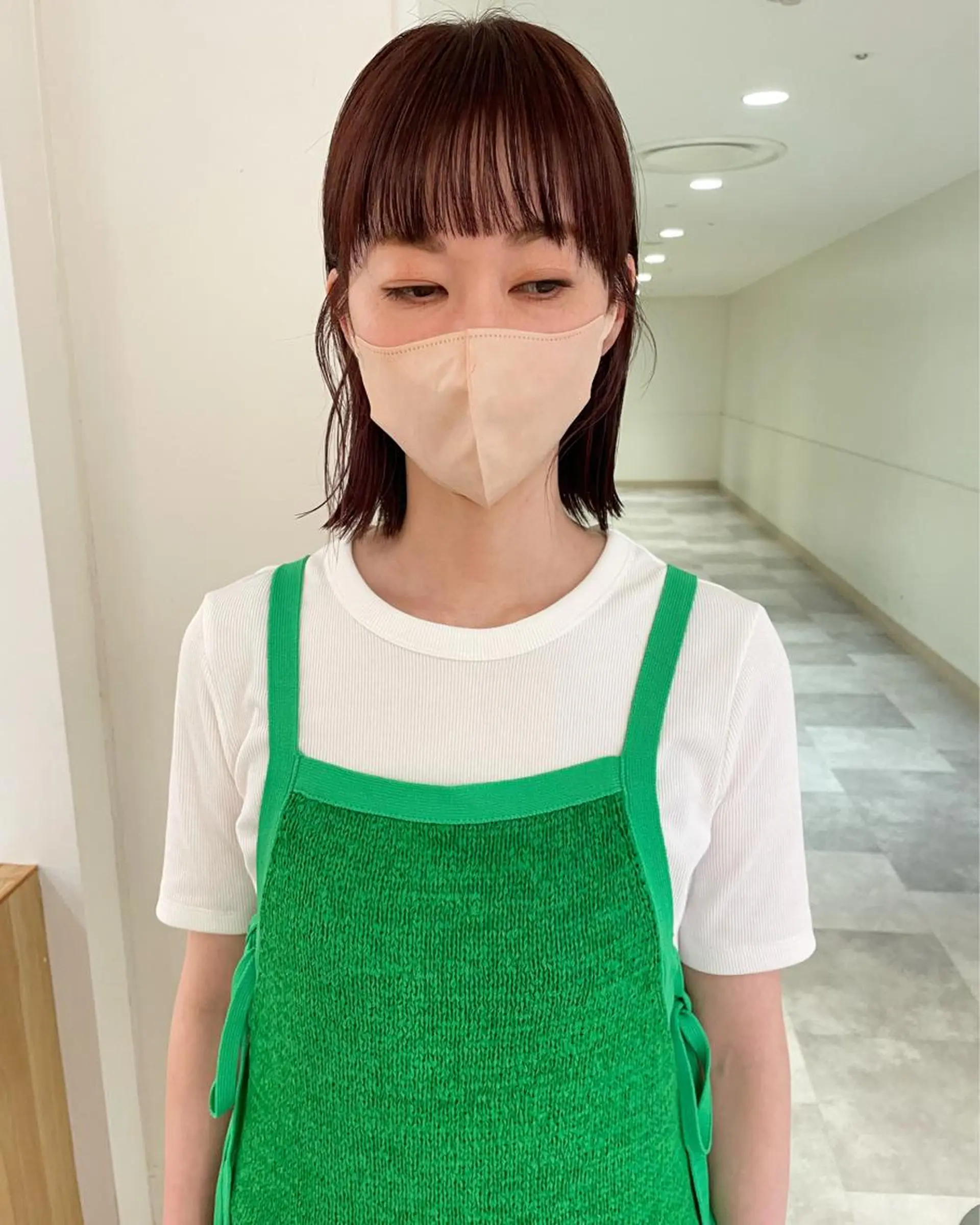 ミディアム カラー カット ヘアカラー iet.所属・ウルフ/ボブ/耳ツボ ジュエリー◎ricoのヘアスタイル