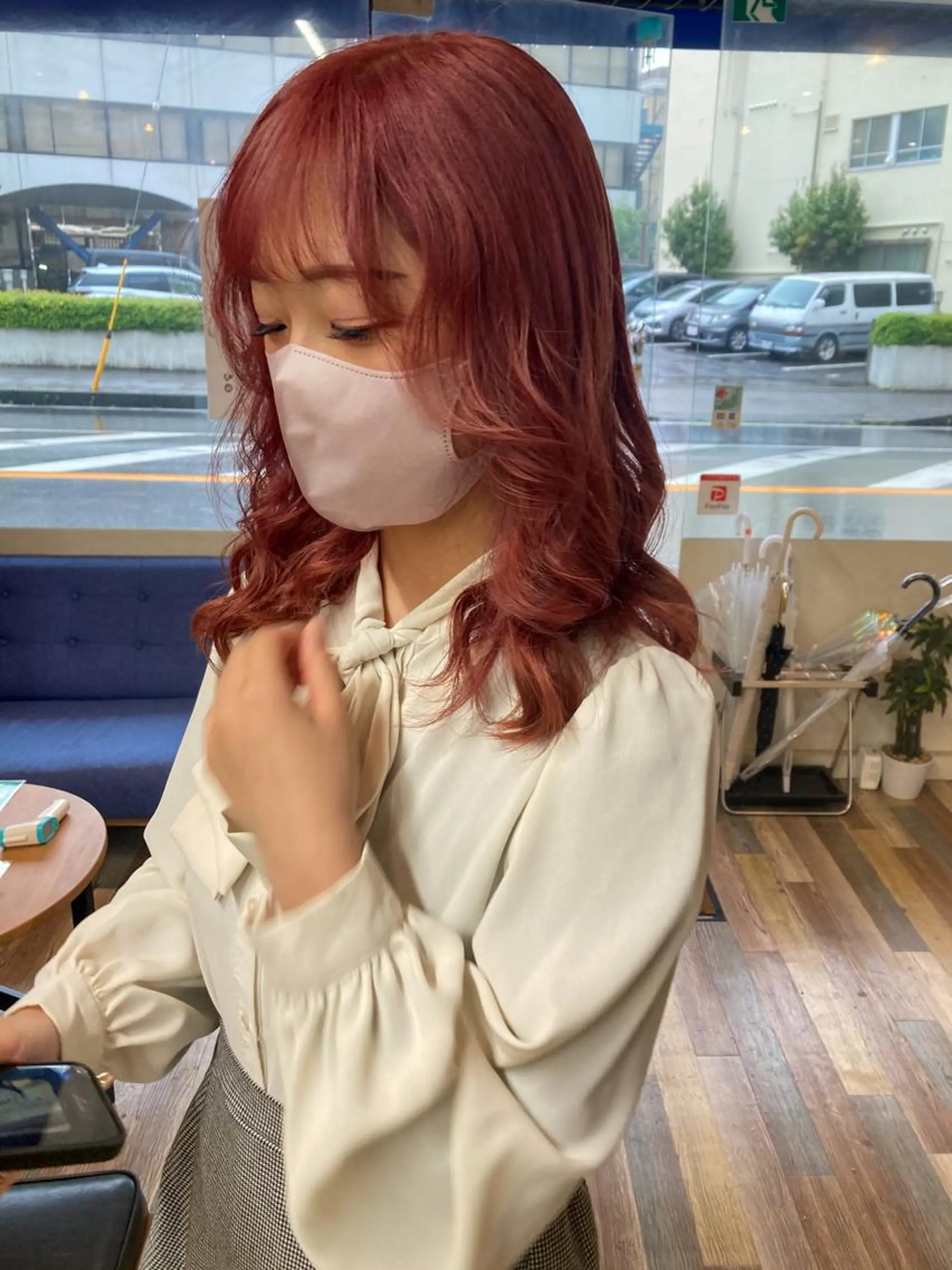 セミロング ヘアカラー トリートメント ヘアセット ✂️似合わせの魔術師 石田一樹✂️のヘアスタイル