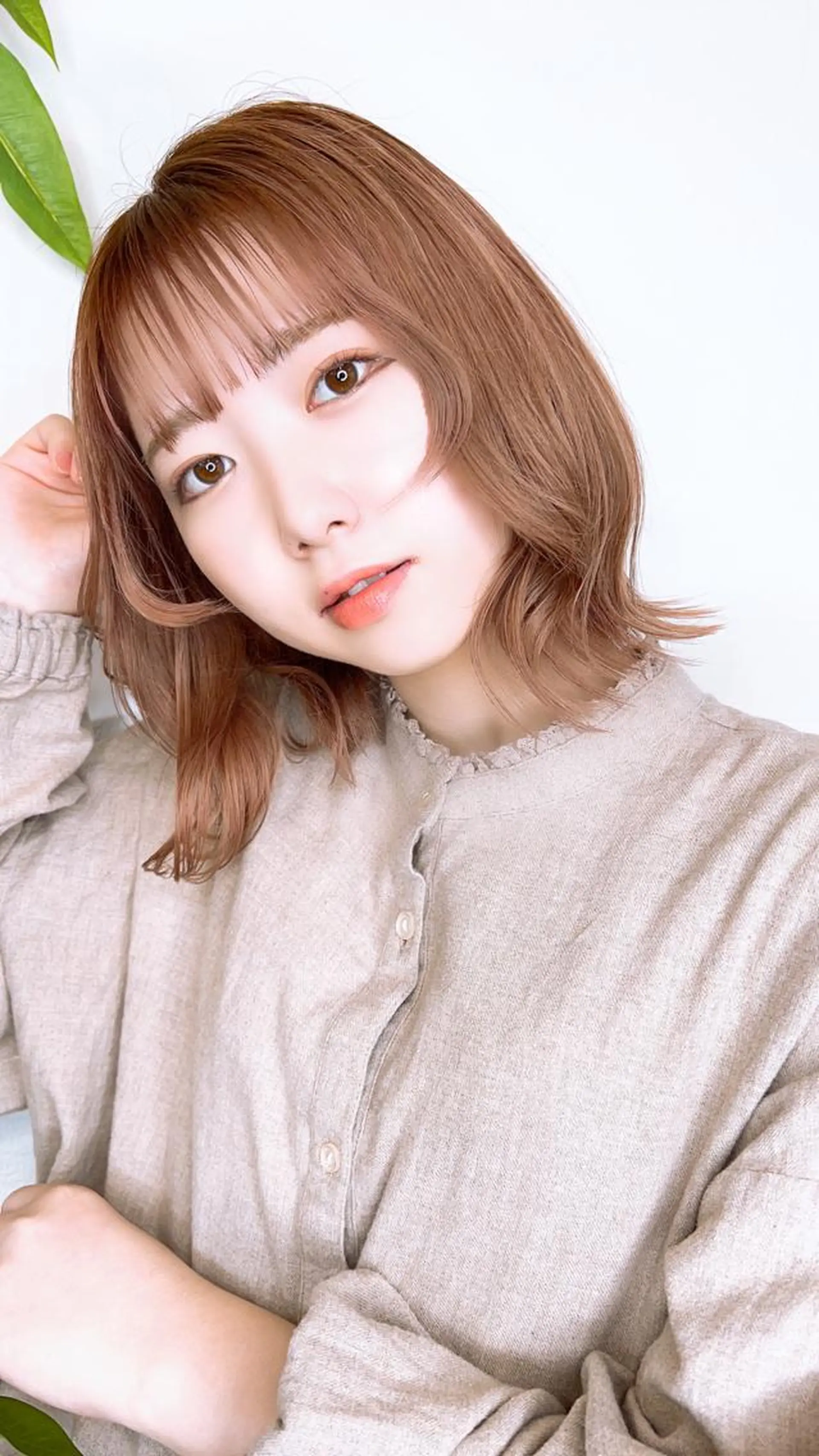 ミディアム カラー ヘアアレンジ Re:ta KANZOのヘアスタイル
