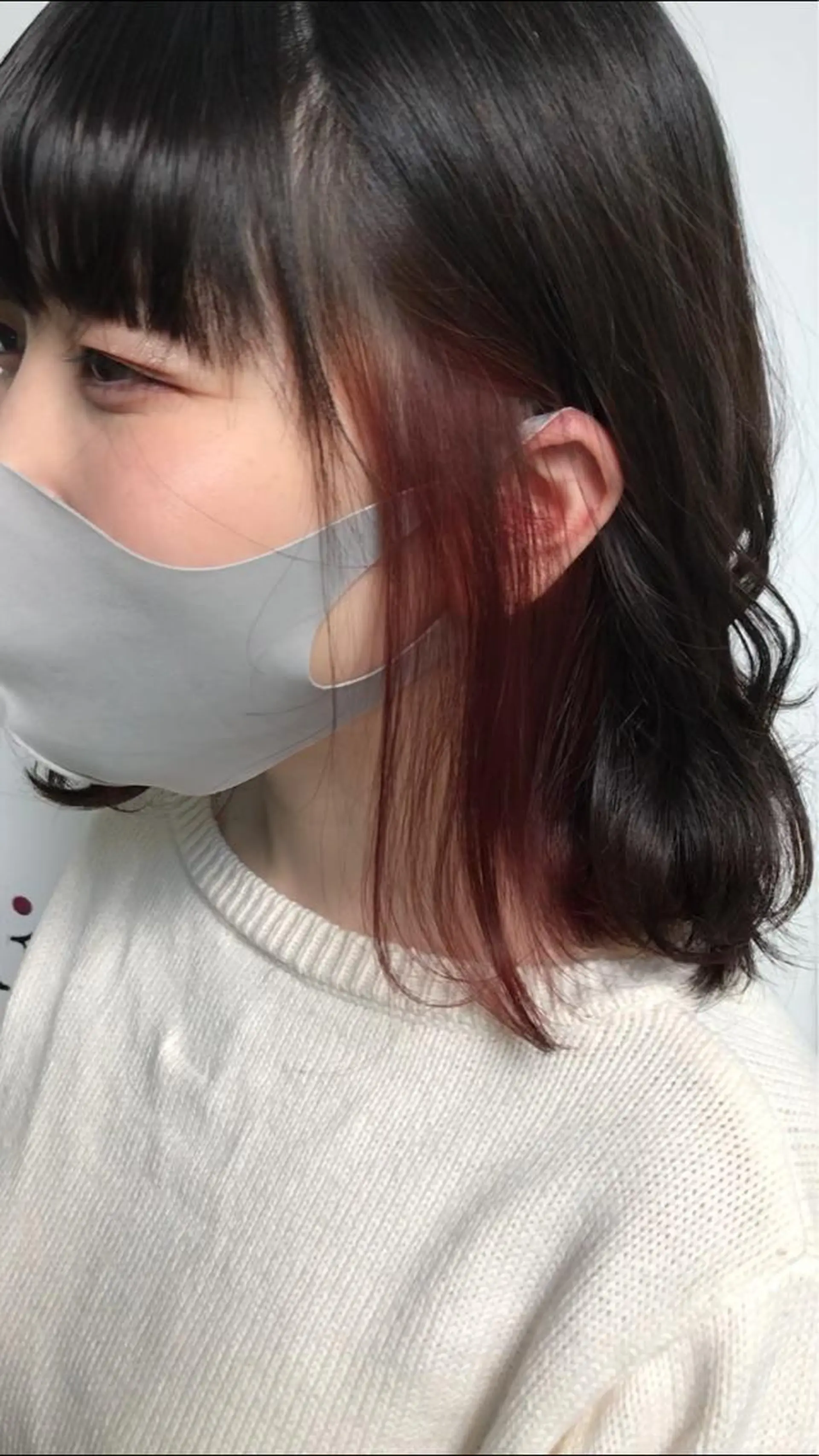 ミディアム カラー インナーカラー 栄　mighty by H所属・不破一輝/栄/矢場町 ボブ/レイヤー/艶髪のヘアスタイル