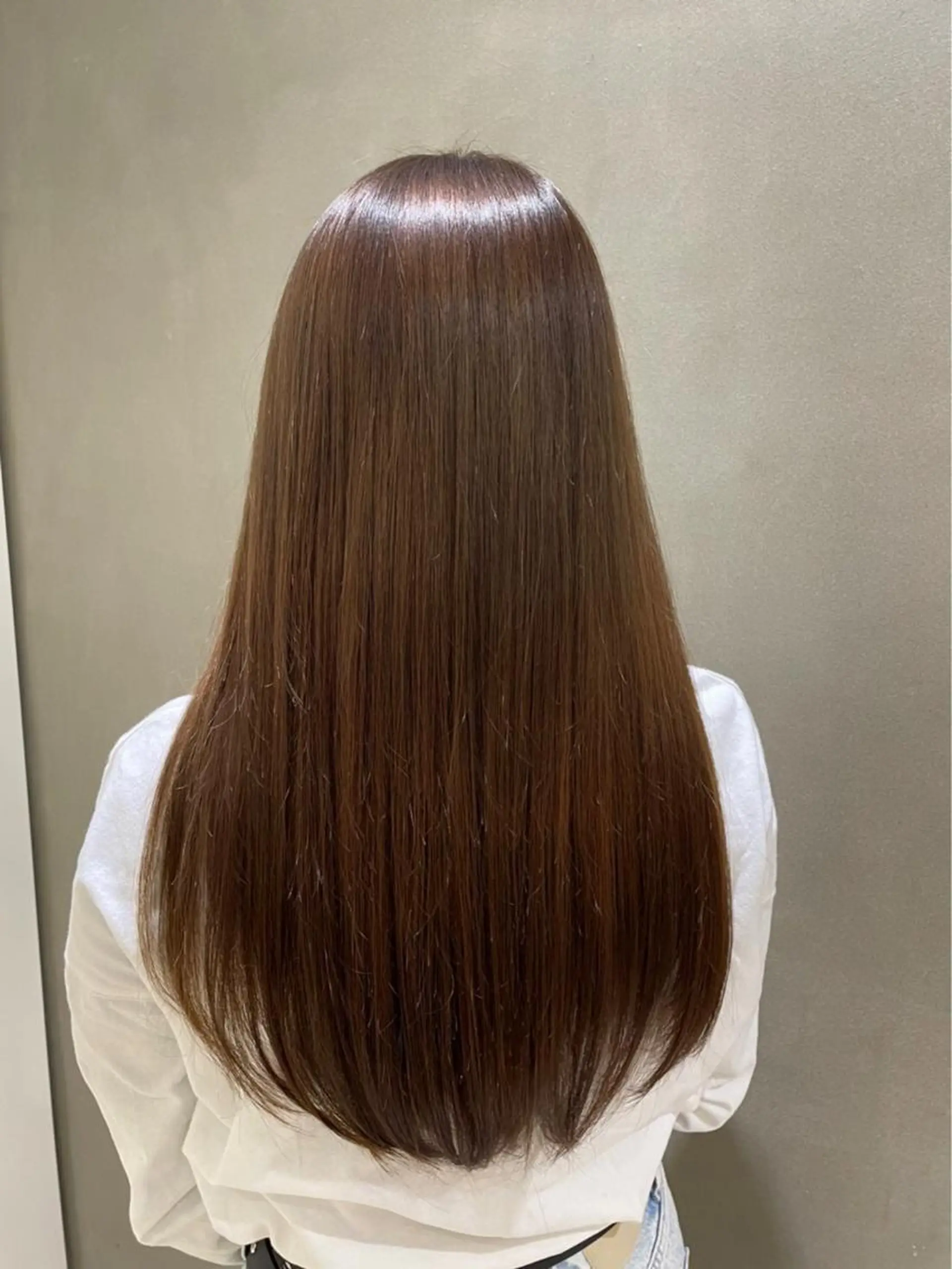 ロング 縮毛矯正 奥山 沙季(大井町)のヘアスタイル