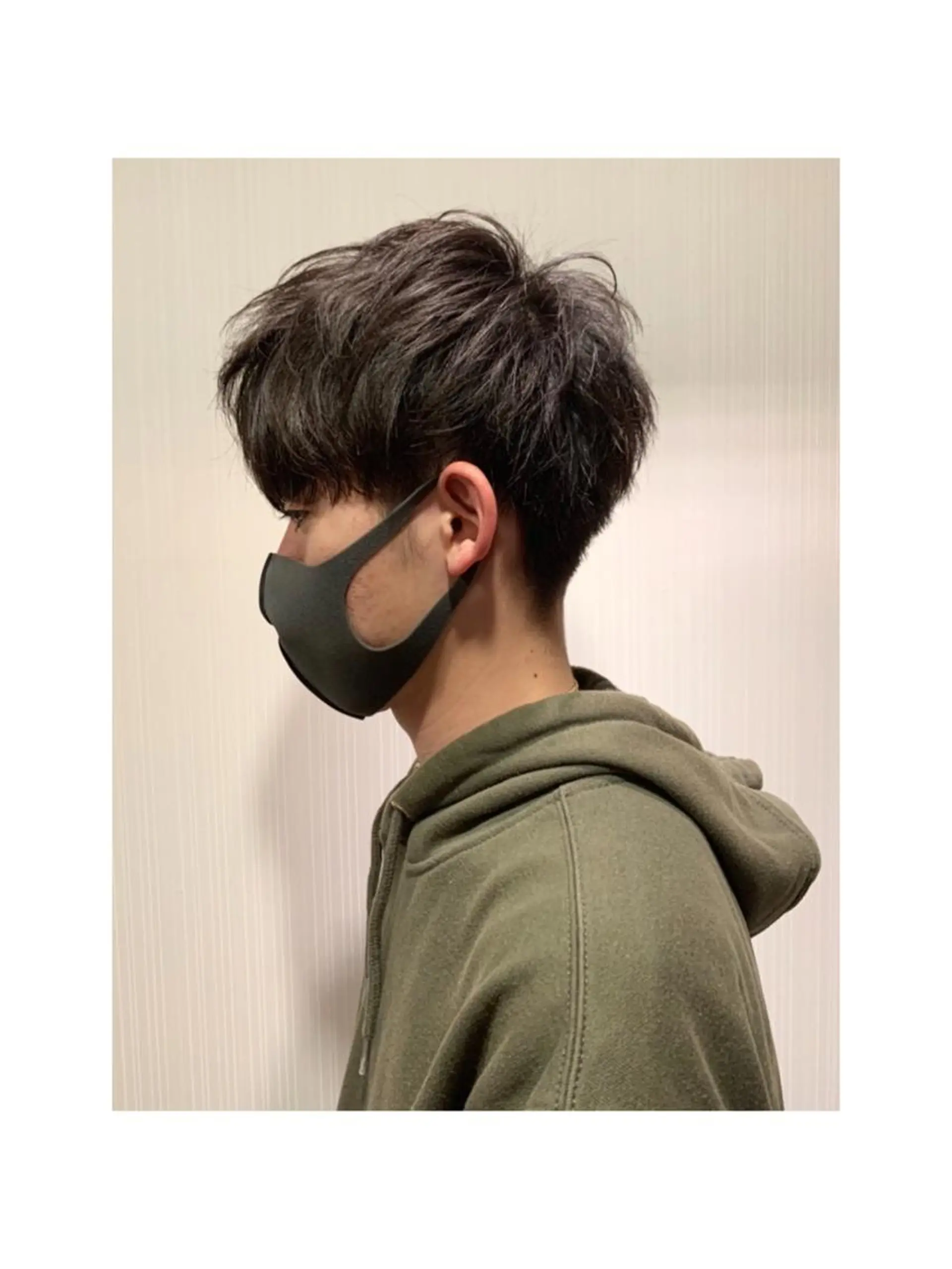 パーマ メンズ やました りなのヘアスタイル