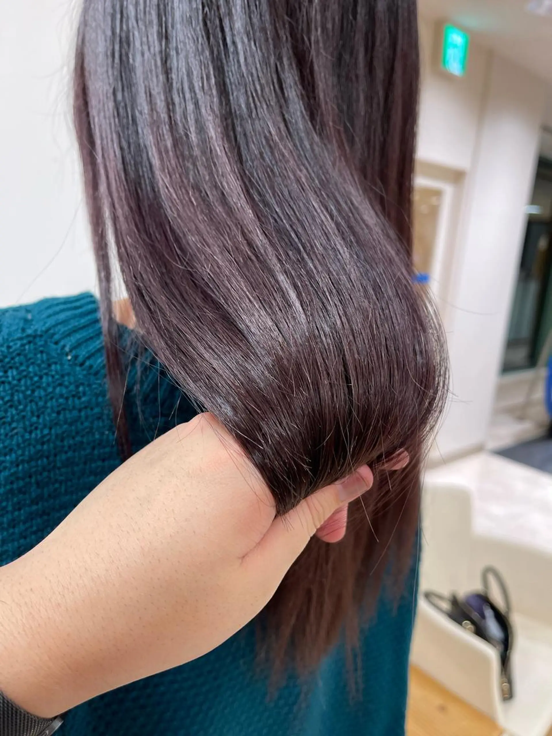 ロング カラー ラベンダーカラー ラベンダーピンク ピンクカラー 🍀自然＆長持ち♪ 縮毛矯正の匠✨️のヘアスタイル