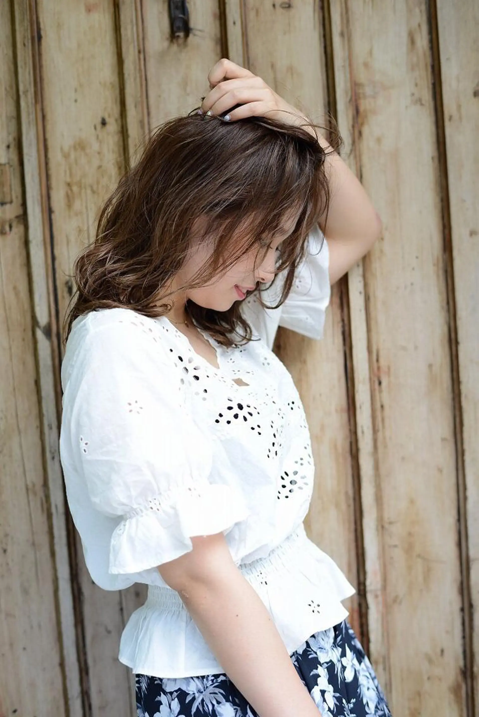 ミディアム カラー 圧倒的美髪ストレート ツダケイタロウのヘアスタイル