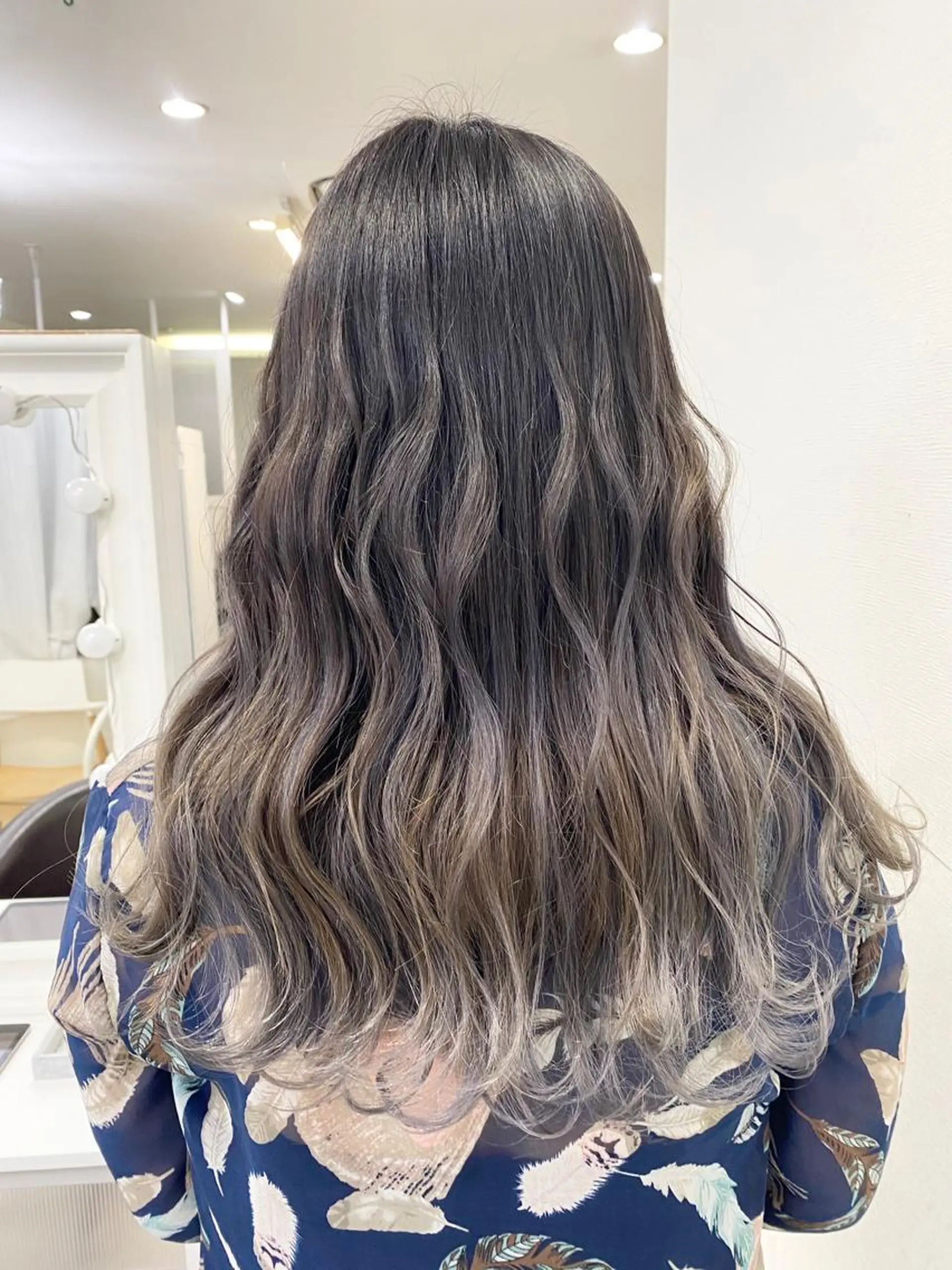 ロング カラー ヘアアレンジ メンズパーマ名人 TAKUMAのヘアスタイル