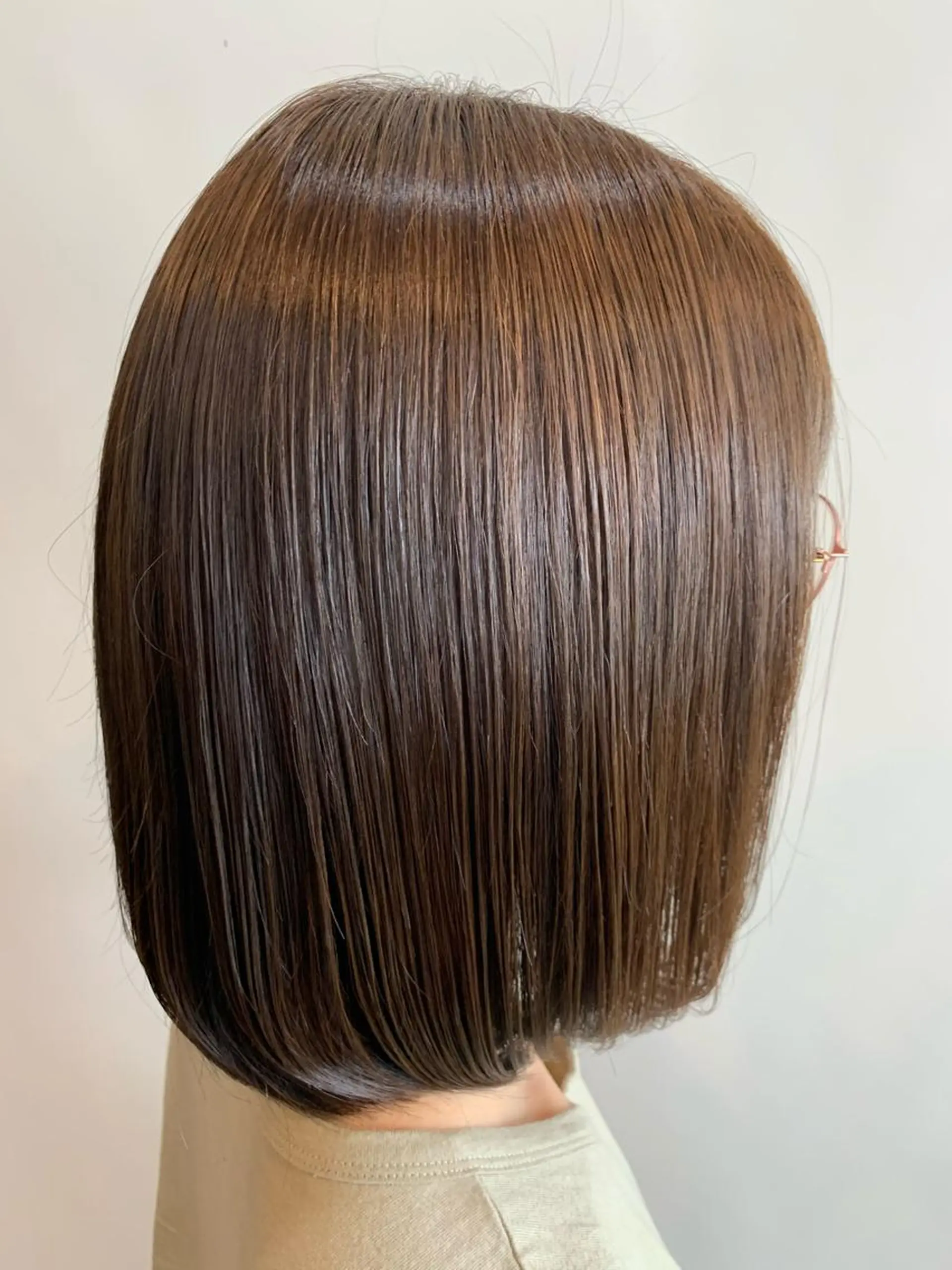 ミディアム ボブ カット ヘアカラー FLAGS YAMATOのヘアスタイル