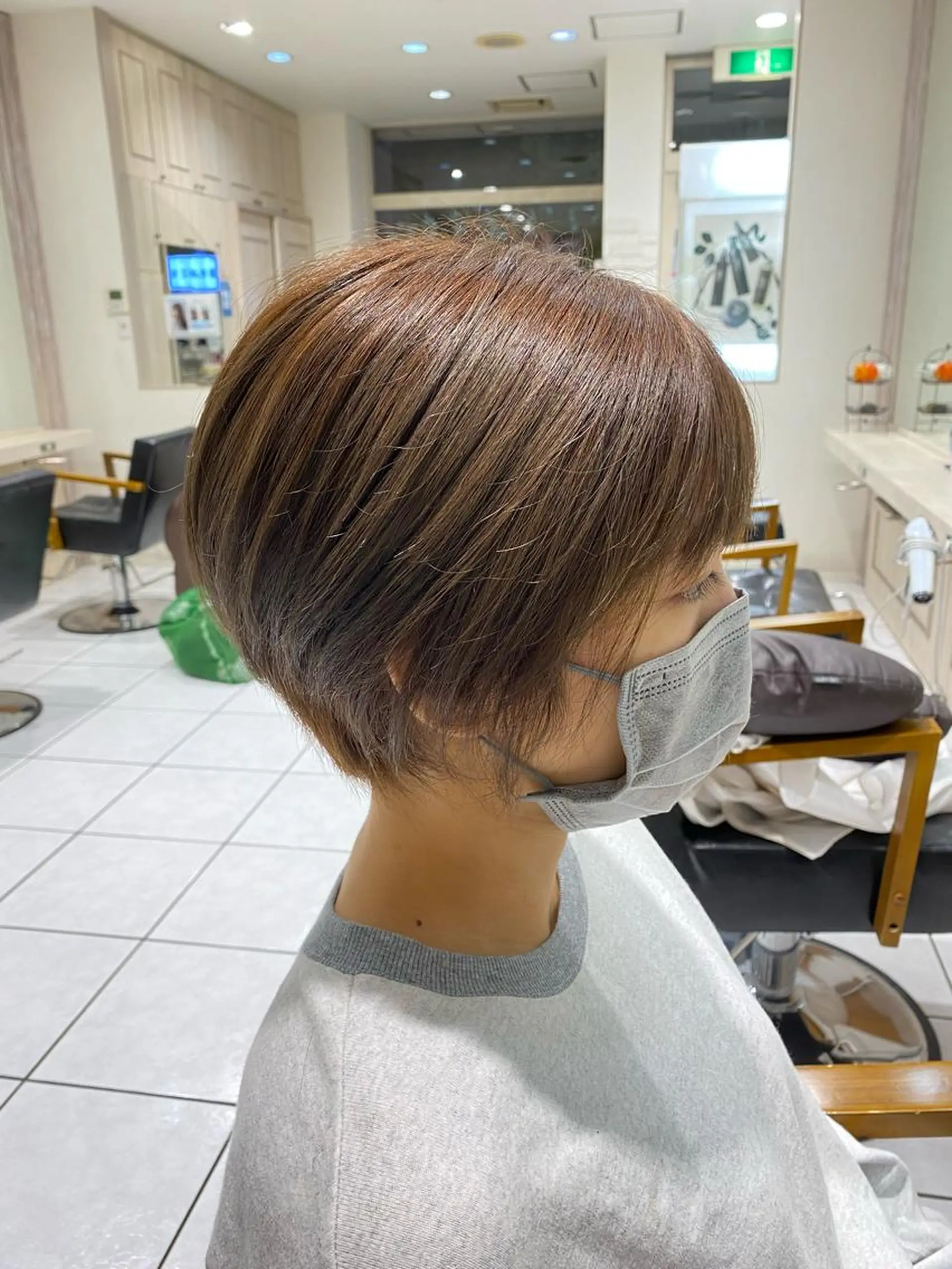 ショート カラー ショートボブ ボブ ショートヘア カット 高杉 駿のヘアスタイル