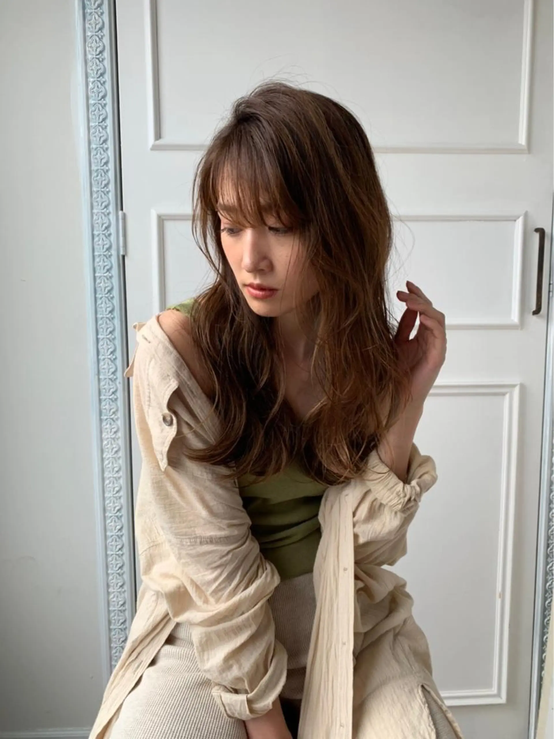 ロング LEVIJU hair所属・韓国ヘア🕊村上 ののこ🕊のヘアスタイル