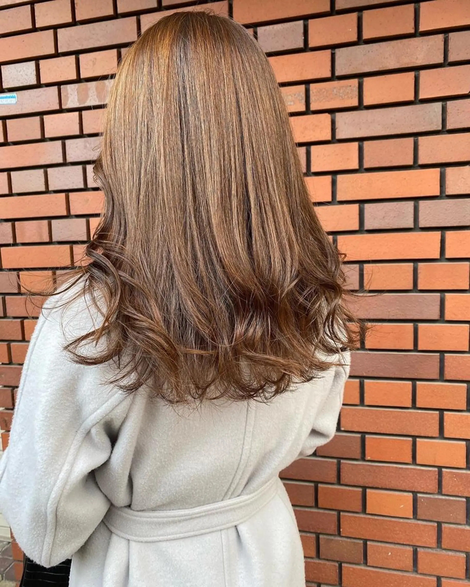 カラー ロング カット ヘアカラー トリートメント エイトウメダ 店長　稲尾友則のヘアスタイル
