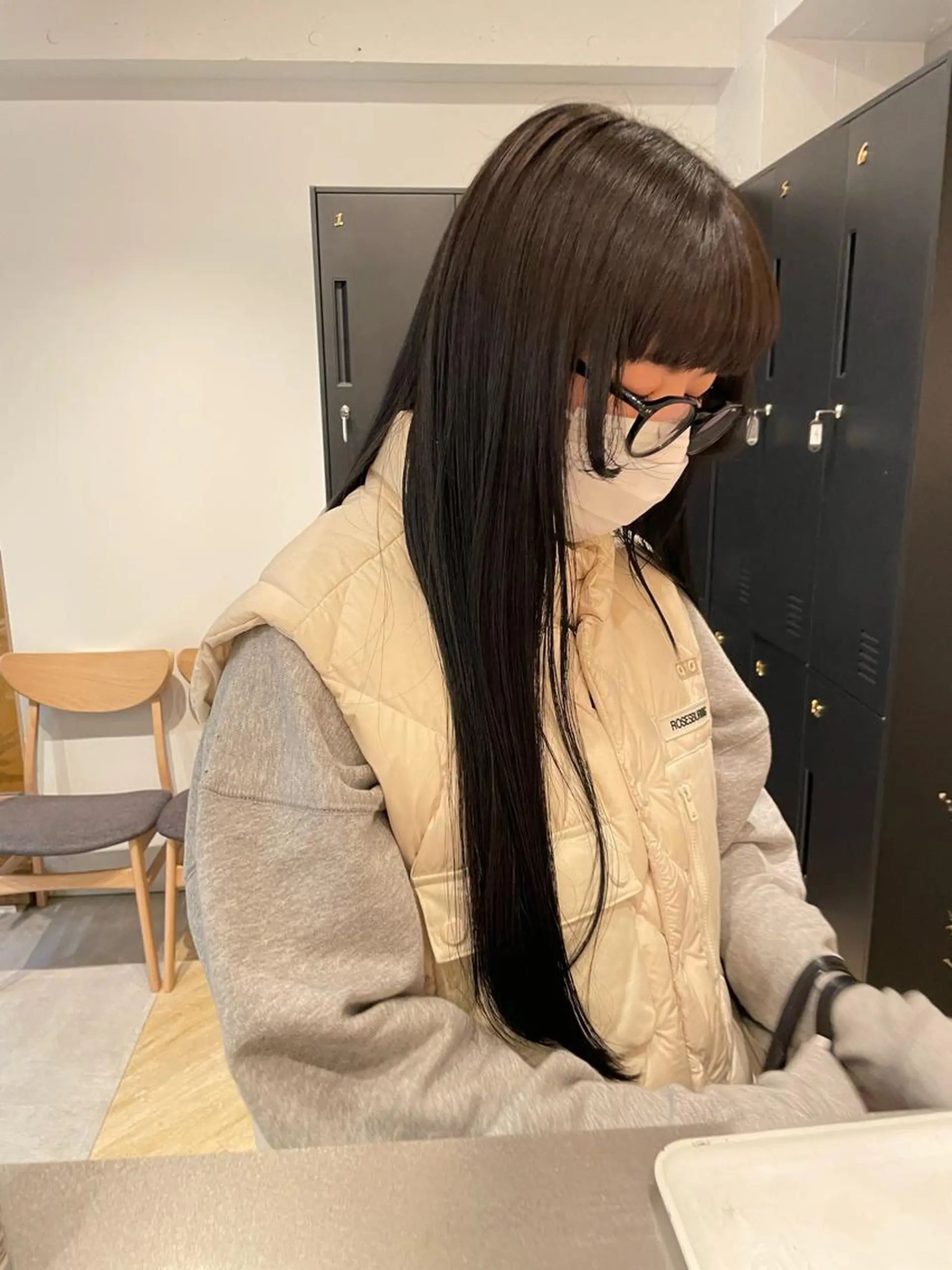 ロング カラー パーマ カット 縮毛矯正 SALOWIN下北沢所属・hazuki 🌝のヘアスタイル