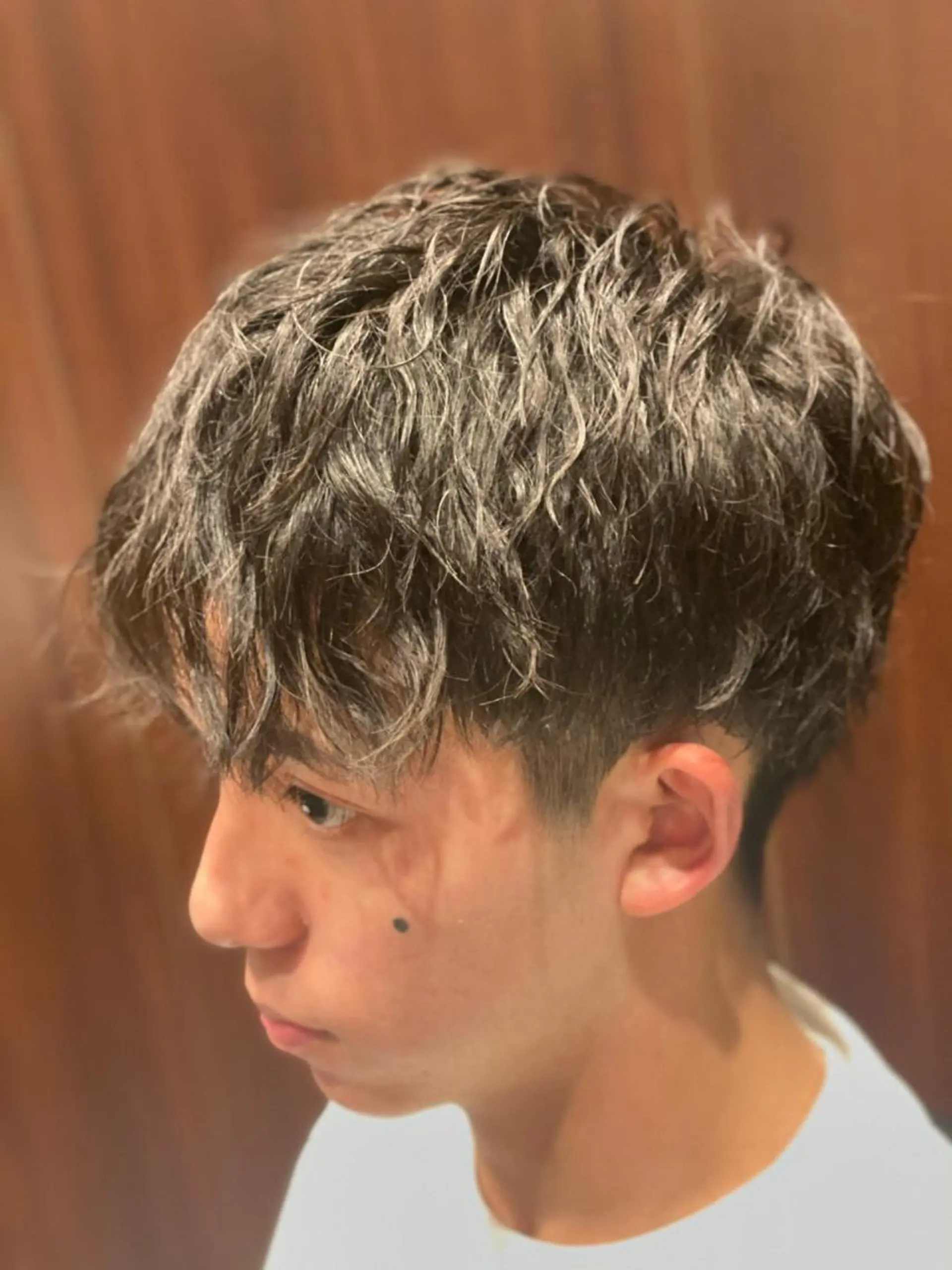 ミディアム パーマ ヘアアレンジ メンズ ミディアムパーマ メンズパーマ ツイストスパイラルパーマ スパイラルパーマ メンズ/無料カット /齋藤郁美のヘアスタイル