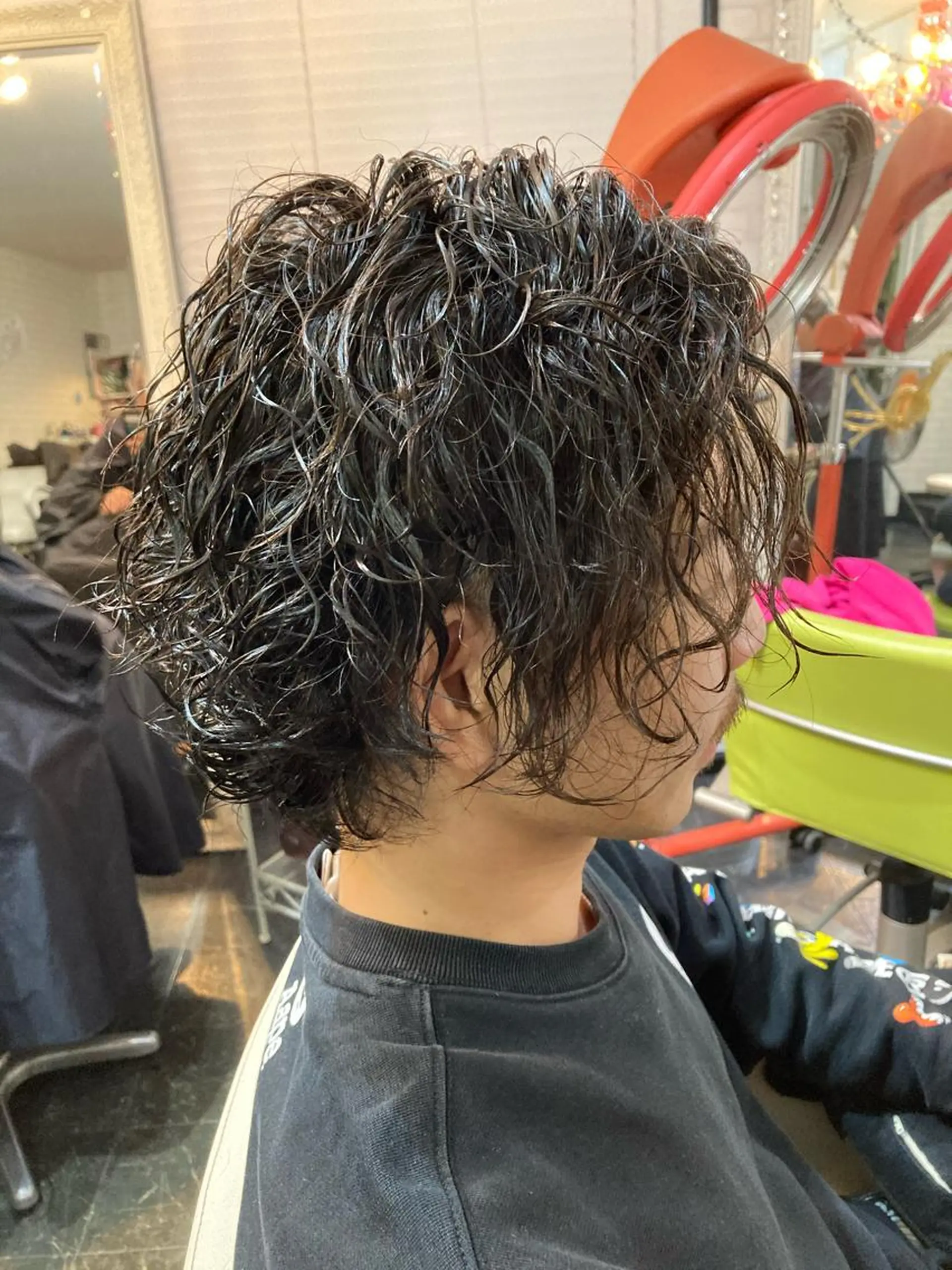 ショート メンズ カット パーマ Kimura Shinyaのヘアスタイル