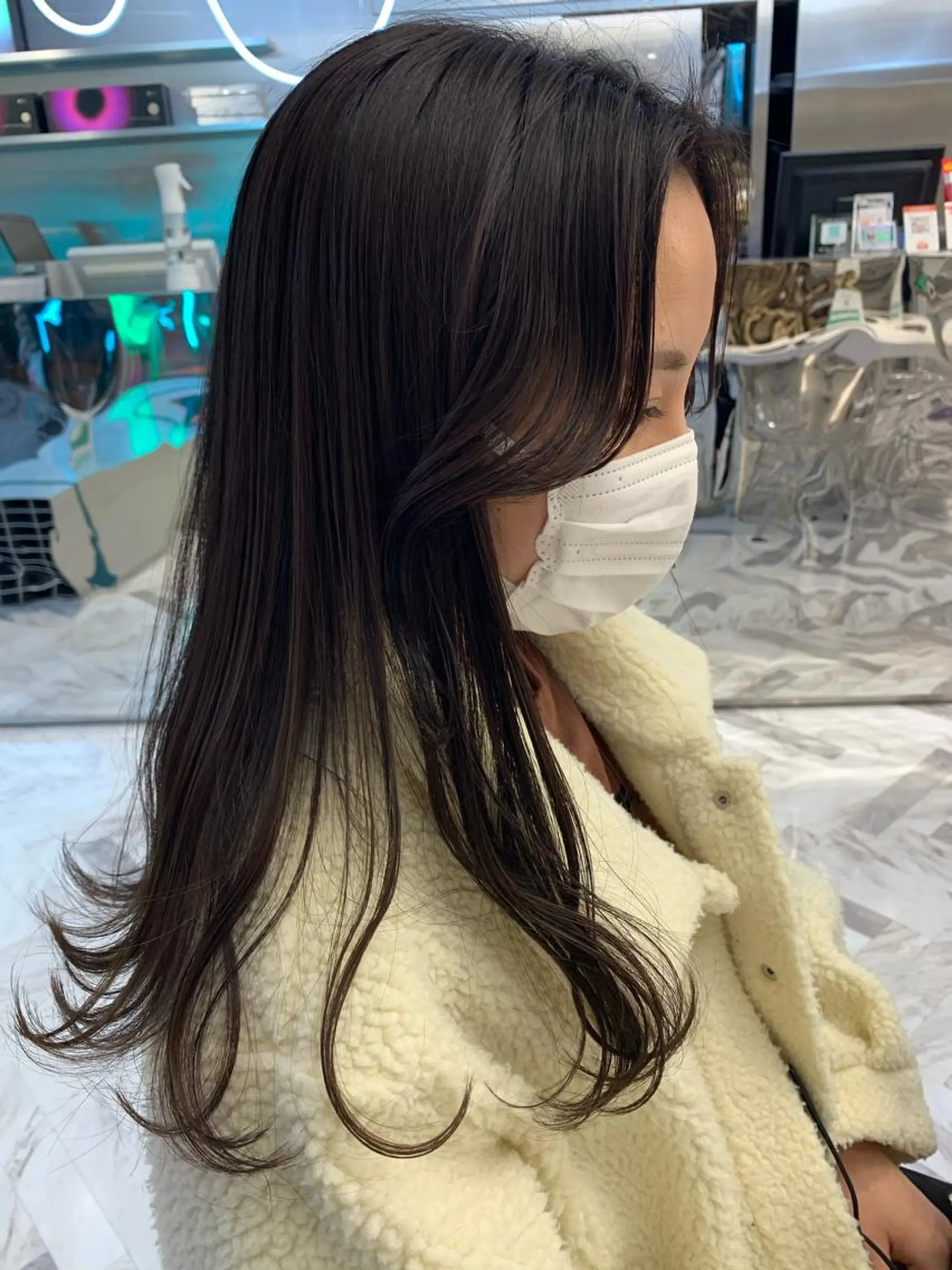 ロング カラー 平野 優奈のヘアスタイル