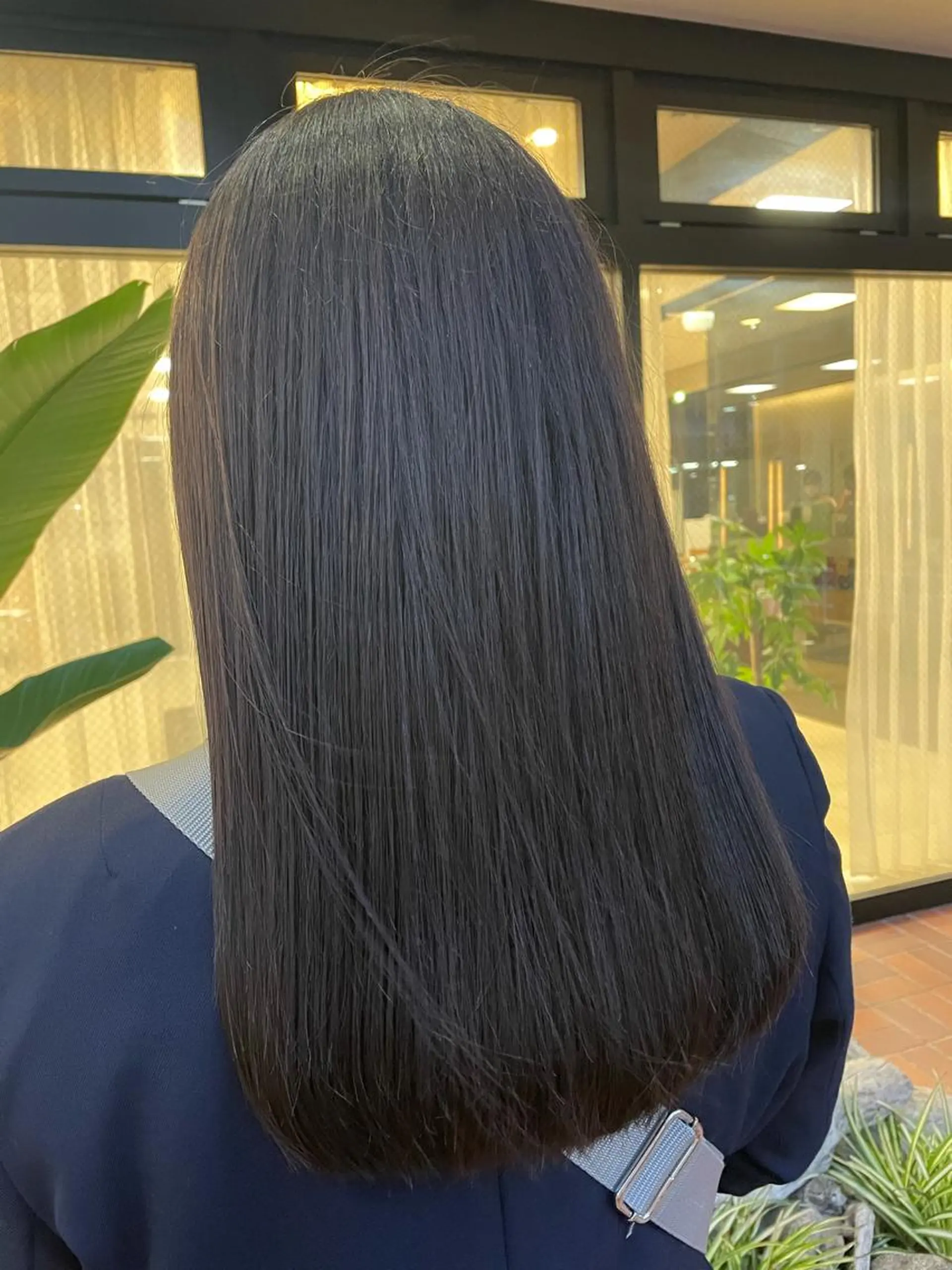 ロング ボブ/インナーカラー /眉毛/Miyuのヘアスタイル