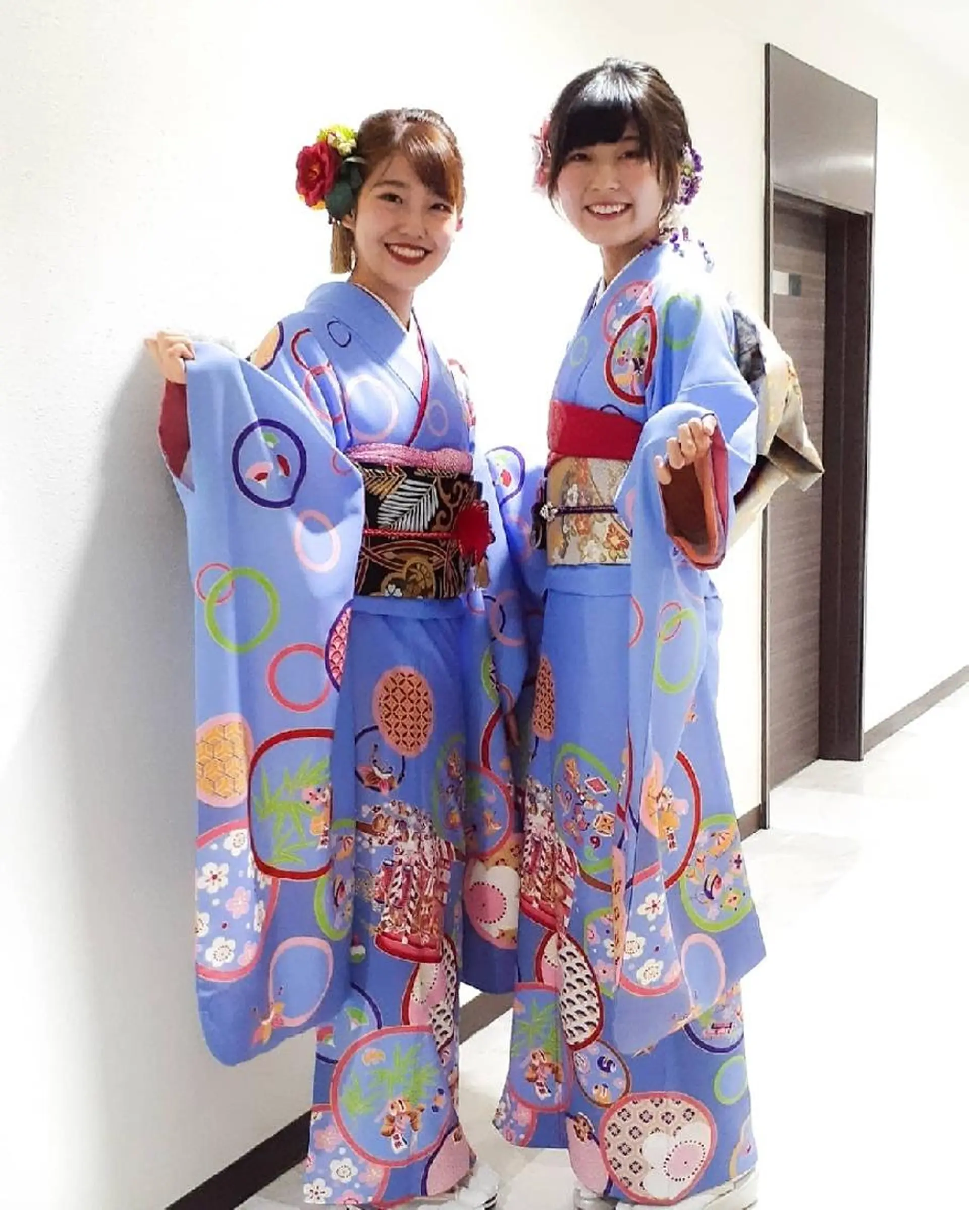 セミロング ヘアアレンジ 着付け Hair&Make  Delight*のヘアスタイル