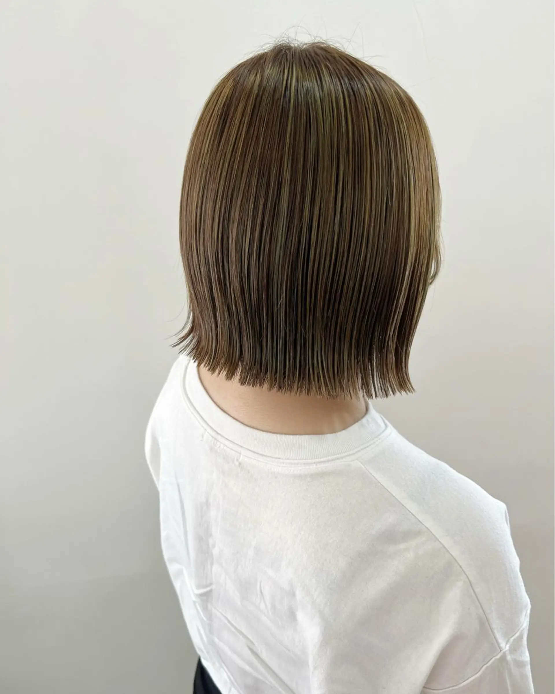 ショート 切りっぱなしボブ ボブ カット トリートメント フラム所属・WATANABE MISAKIのヘアスタイル