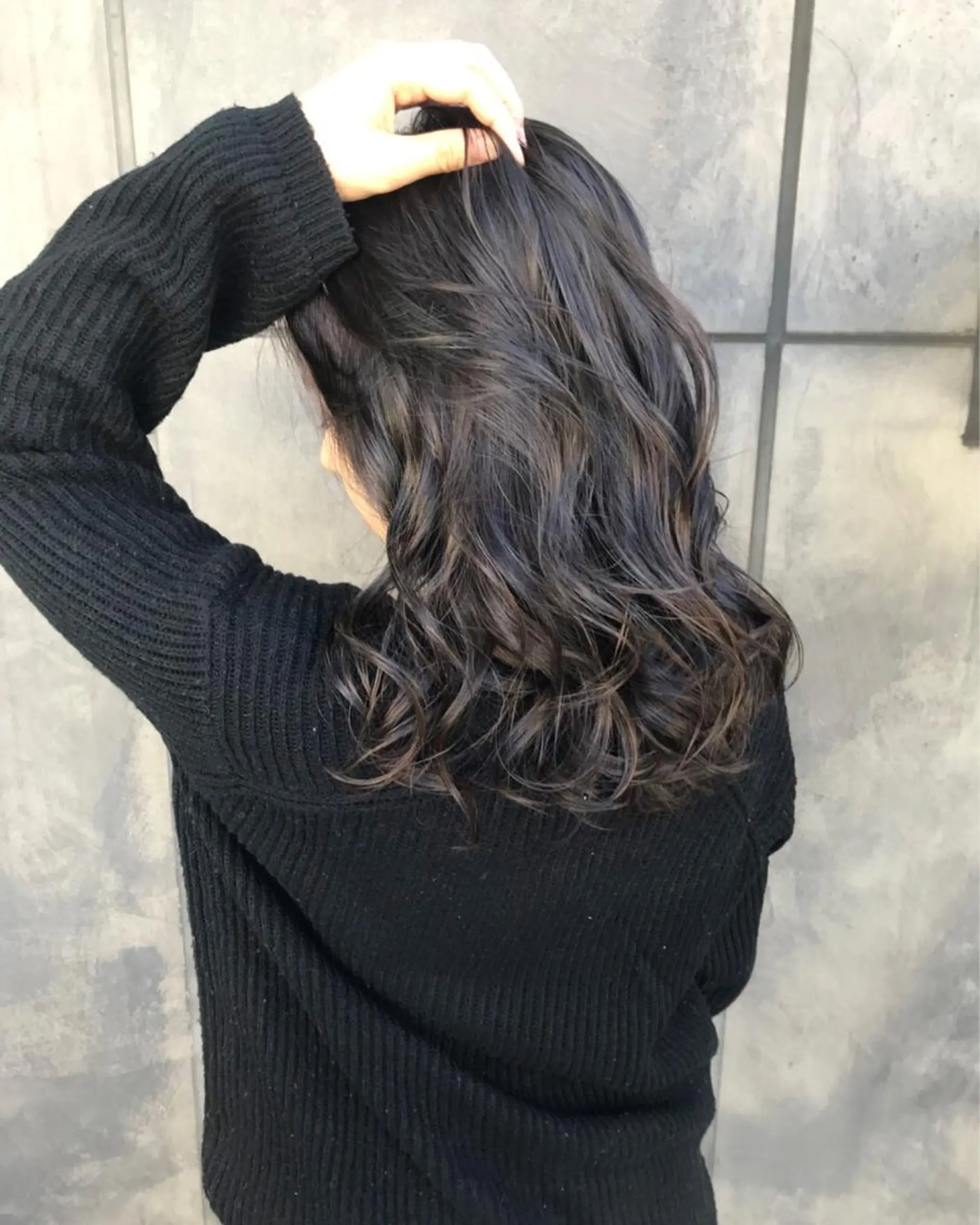 セミロング カラー レイヤーカット レイヤーカット BLend 渋谷のヘアスタイル