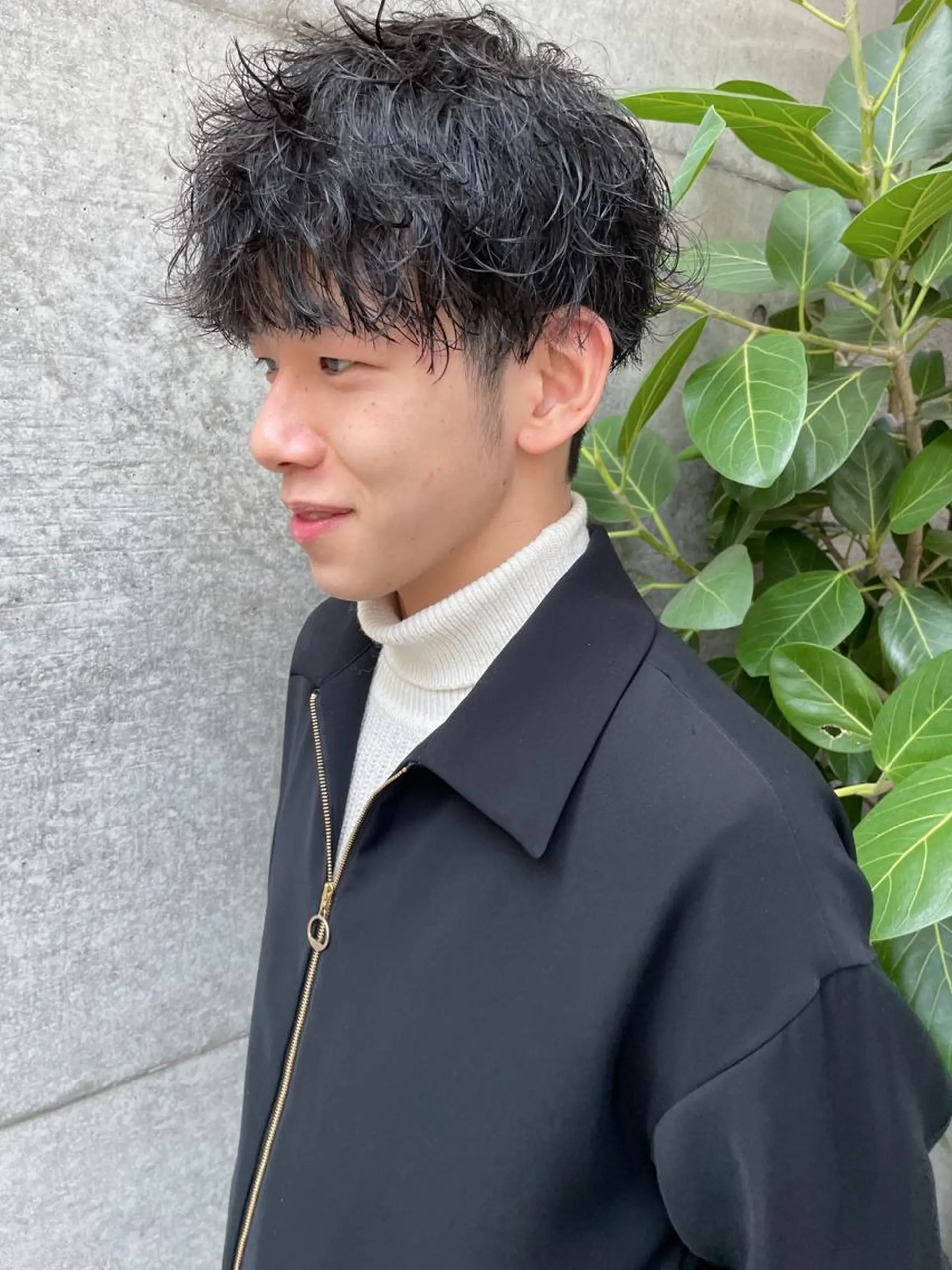 メンズ カット パーマ メンズ特化美容師 ハスイルイのヘアスタイル