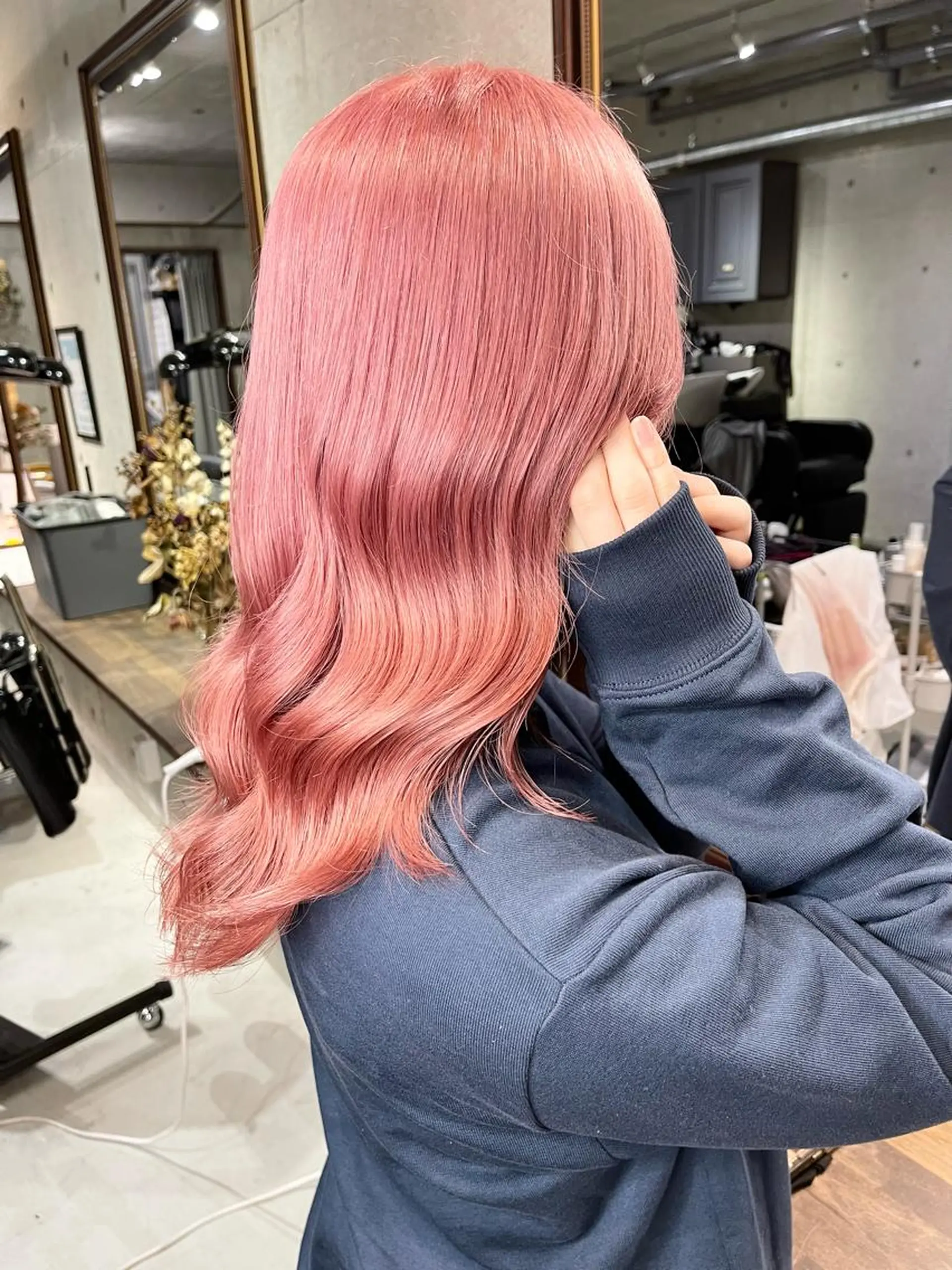 カラー 髪質改善 カット ヘアカラー トリートメント 名古屋のピンク好き かずくん🦩のヘアスタイル