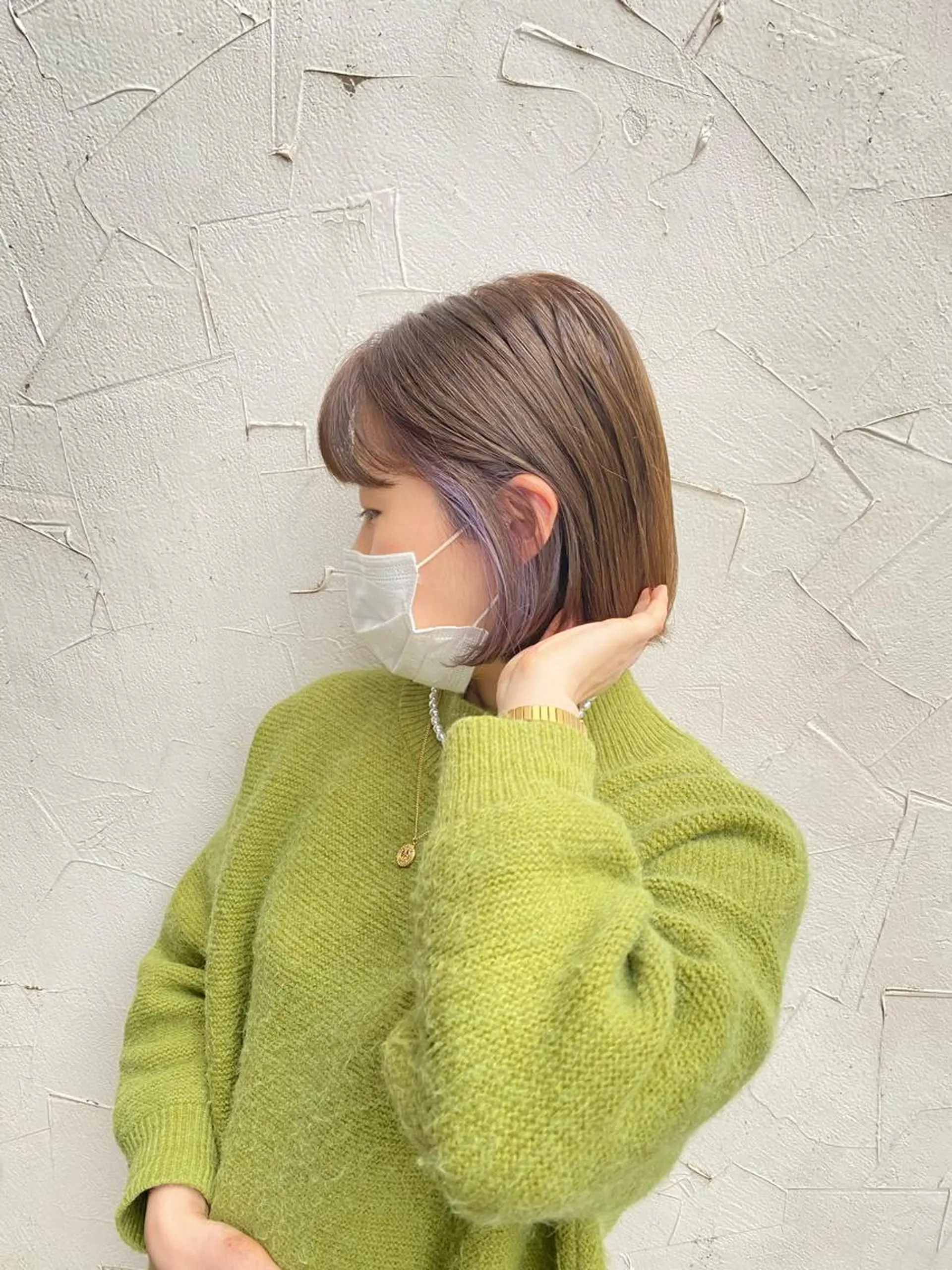 ミディアム カラー ヘアアレンジ イヤリングカラー ✨前田 優・2拠点✨ ✨恵比寿・札幌店✨のヘアスタイル