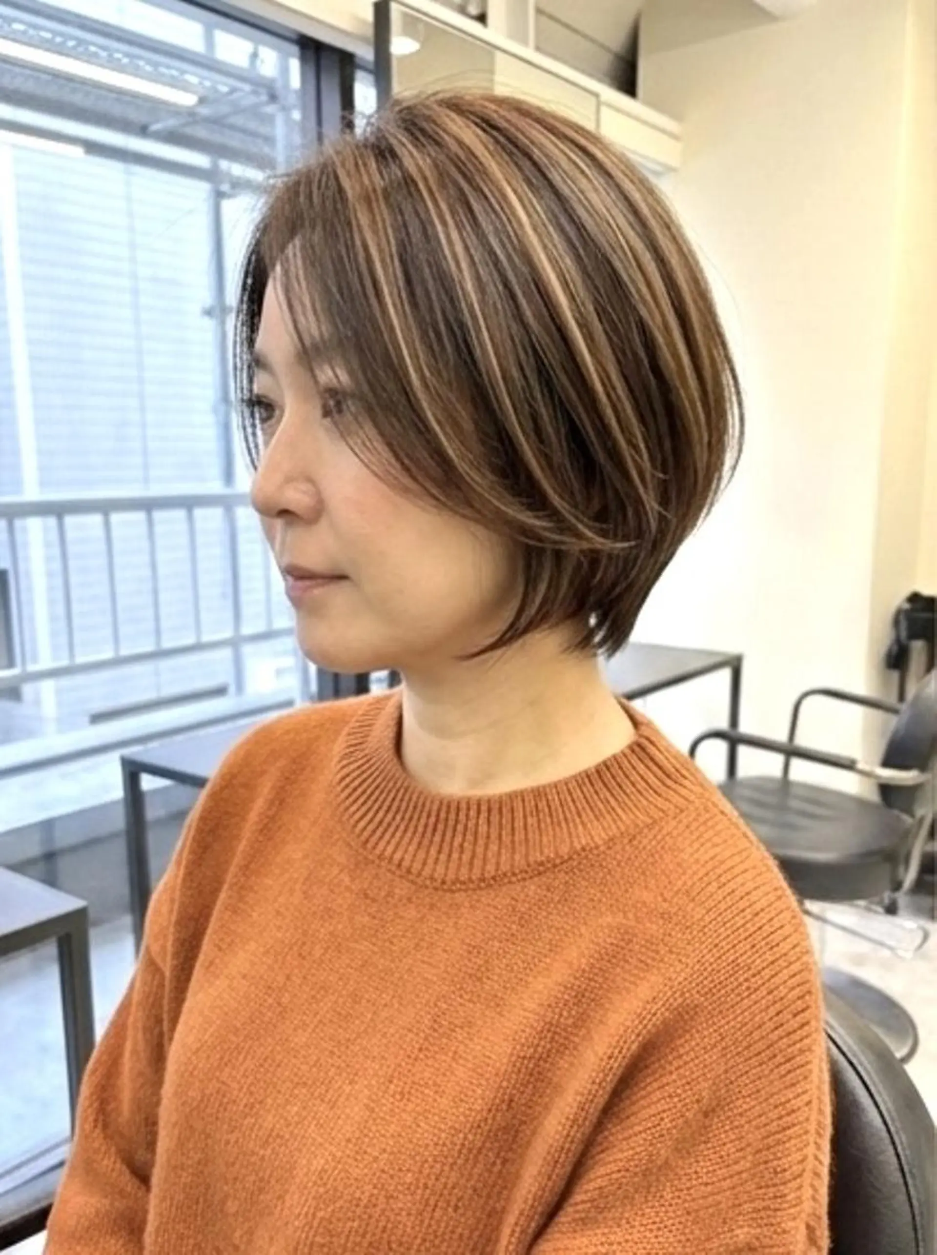 ショート ショートボブ ボブ ショートヘア カット ヘアカラー トリートメント 桜木町2分/くびれ /ボブ/ナチュラルのヘアスタイル