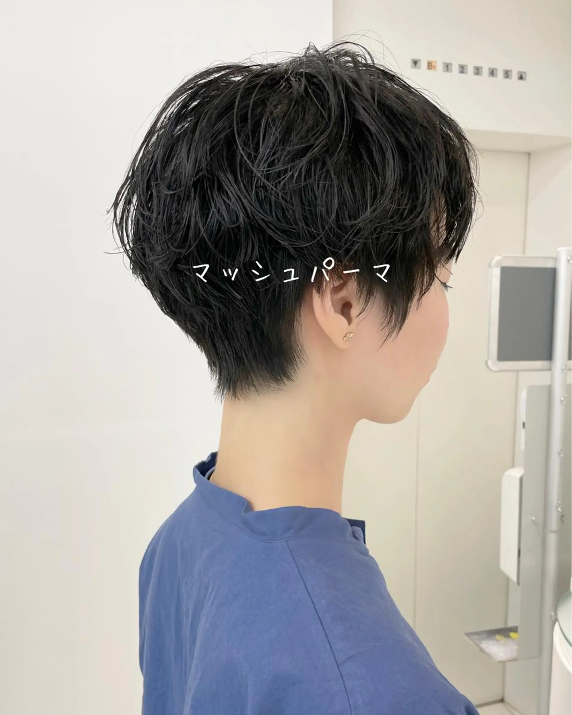 ショート パーマ 橋口 晃典のヘアスタイル