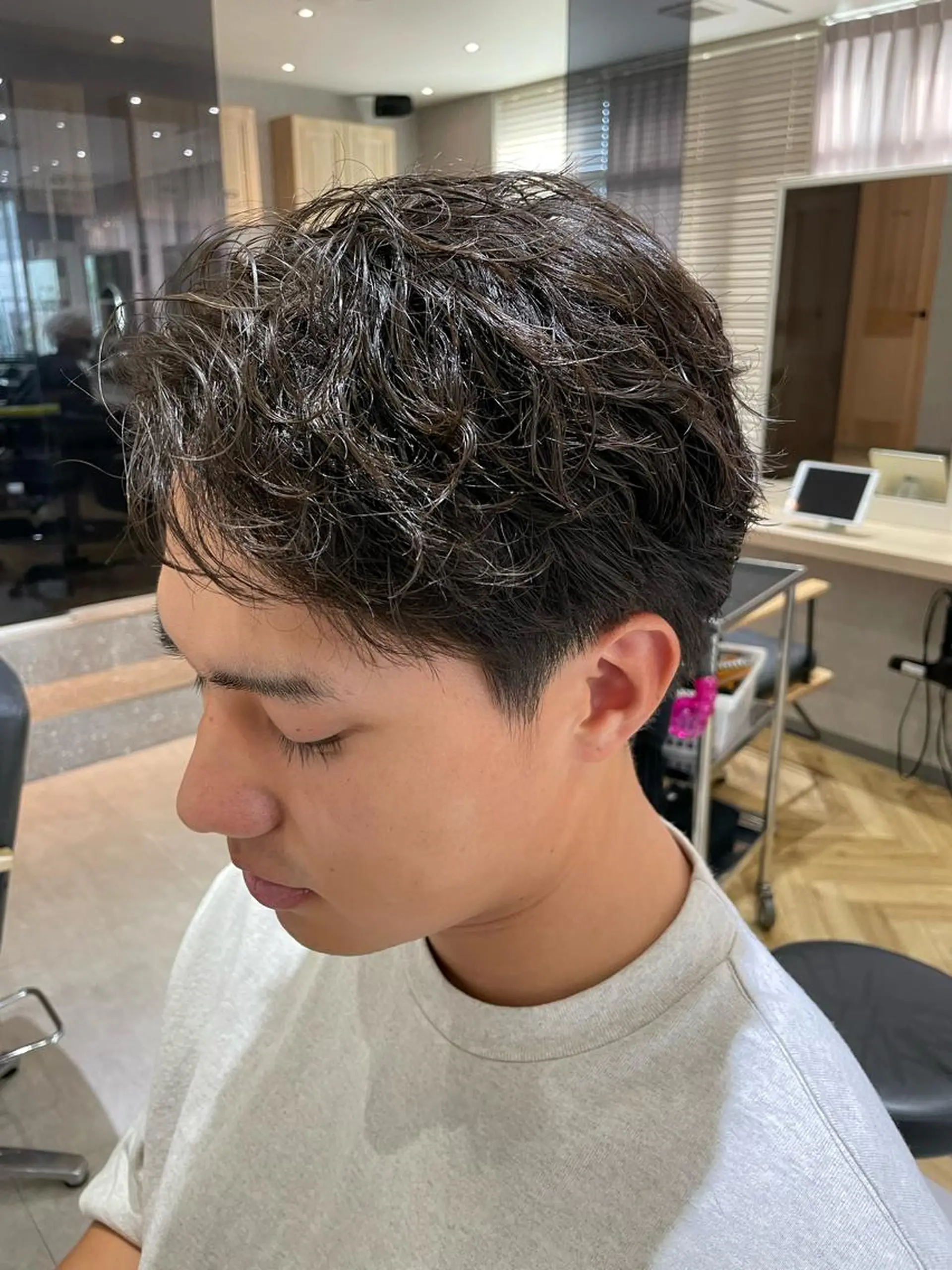 メンズ Tink 天神店所属・今村賢治/メンズ/ レイヤー✨艶カラーのヘアスタイル