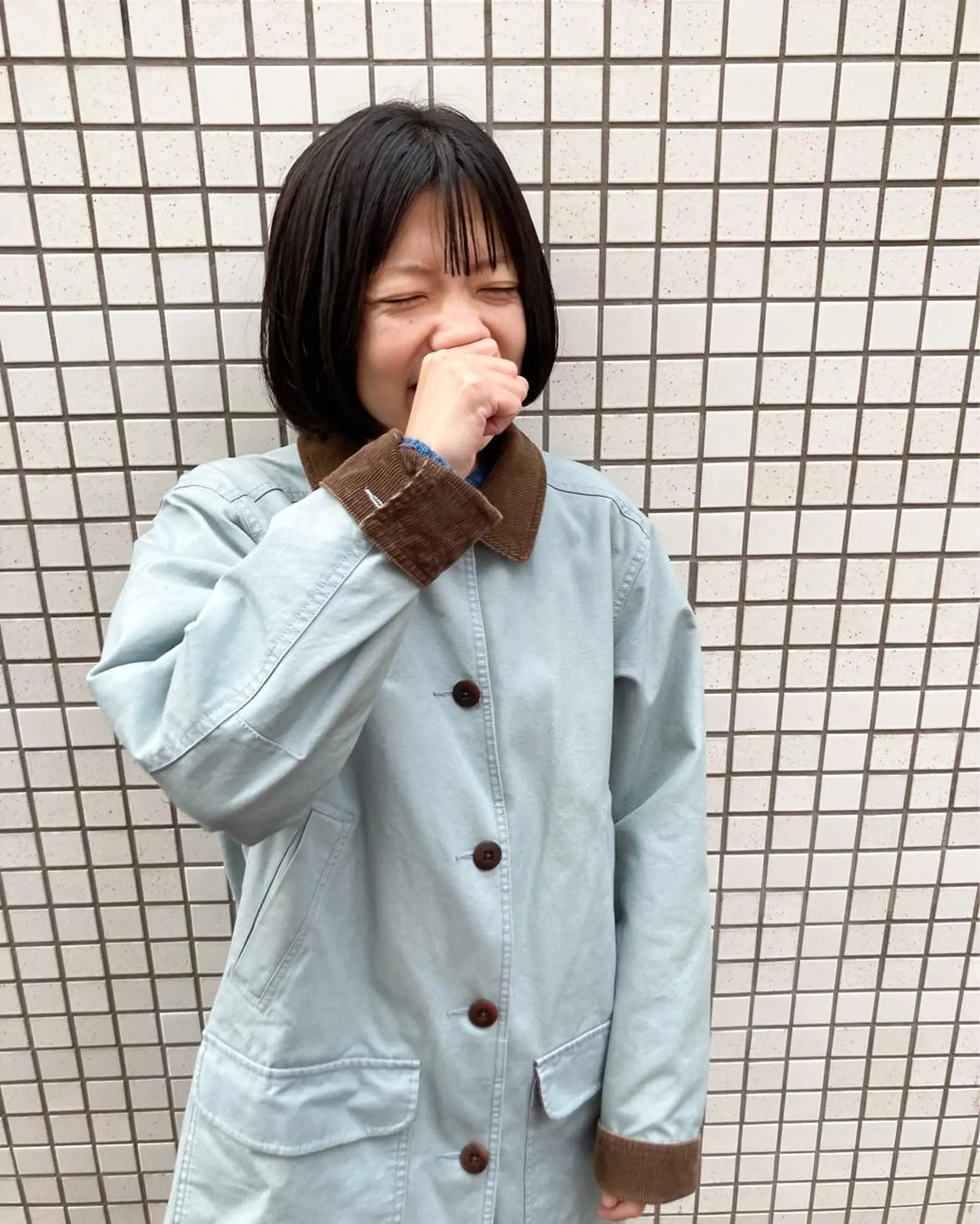 ショート ボブ 縮毛矯正 金田 夏野のヘアスタイル